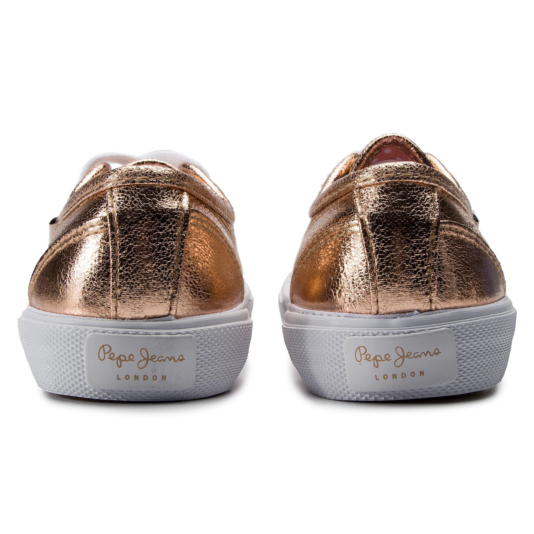 Pepe Jeans Tenisky Aberlady Met 18 PLS30587 Zlatá - Pepit.cz