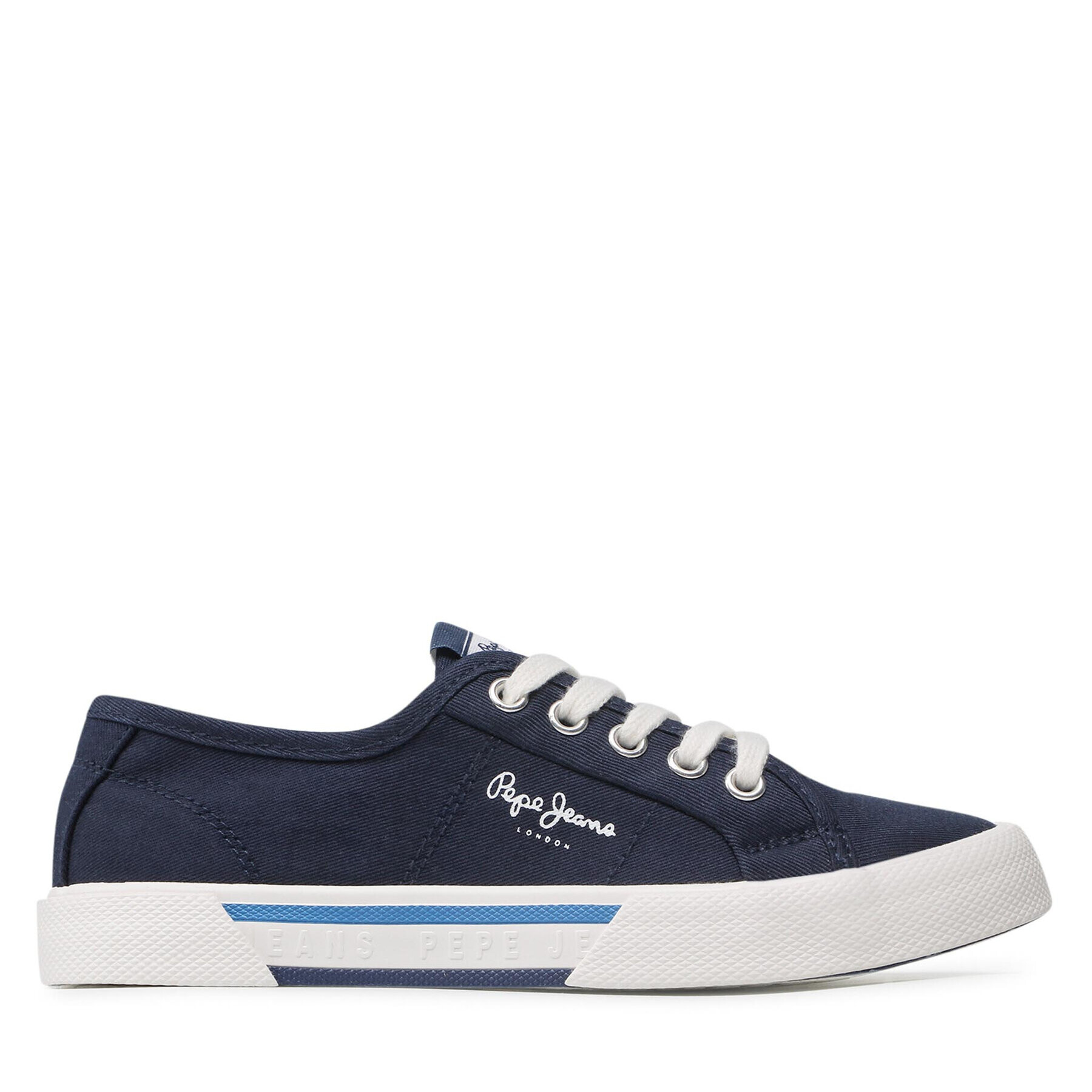 Pepe Jeans Tenisky Brady Boy Basic PBS30527 Tmavomodrá - Pepit.cz