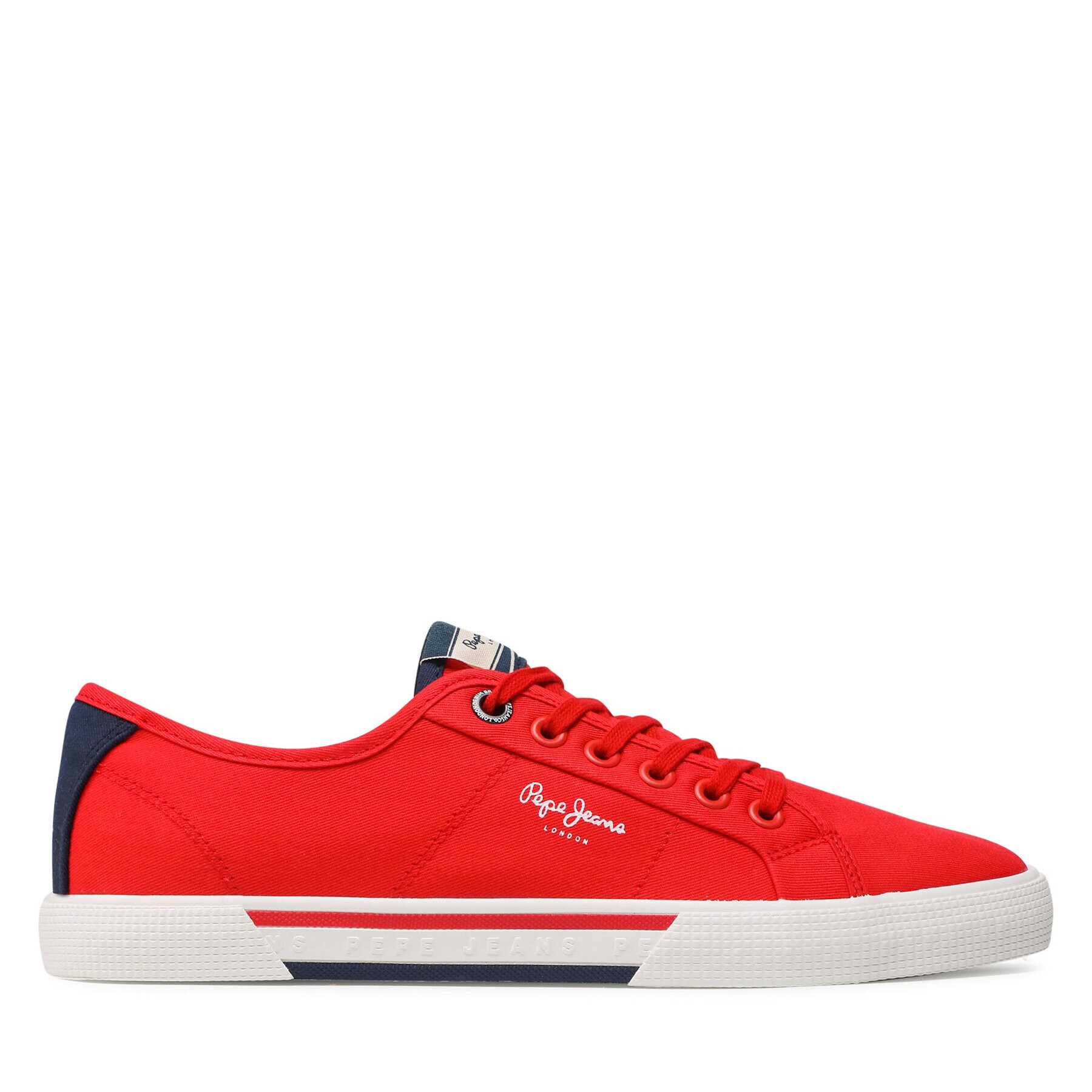 Pepe Jeans Tenisky Brady Men Basic PMS30816 Červená - Pepit.cz