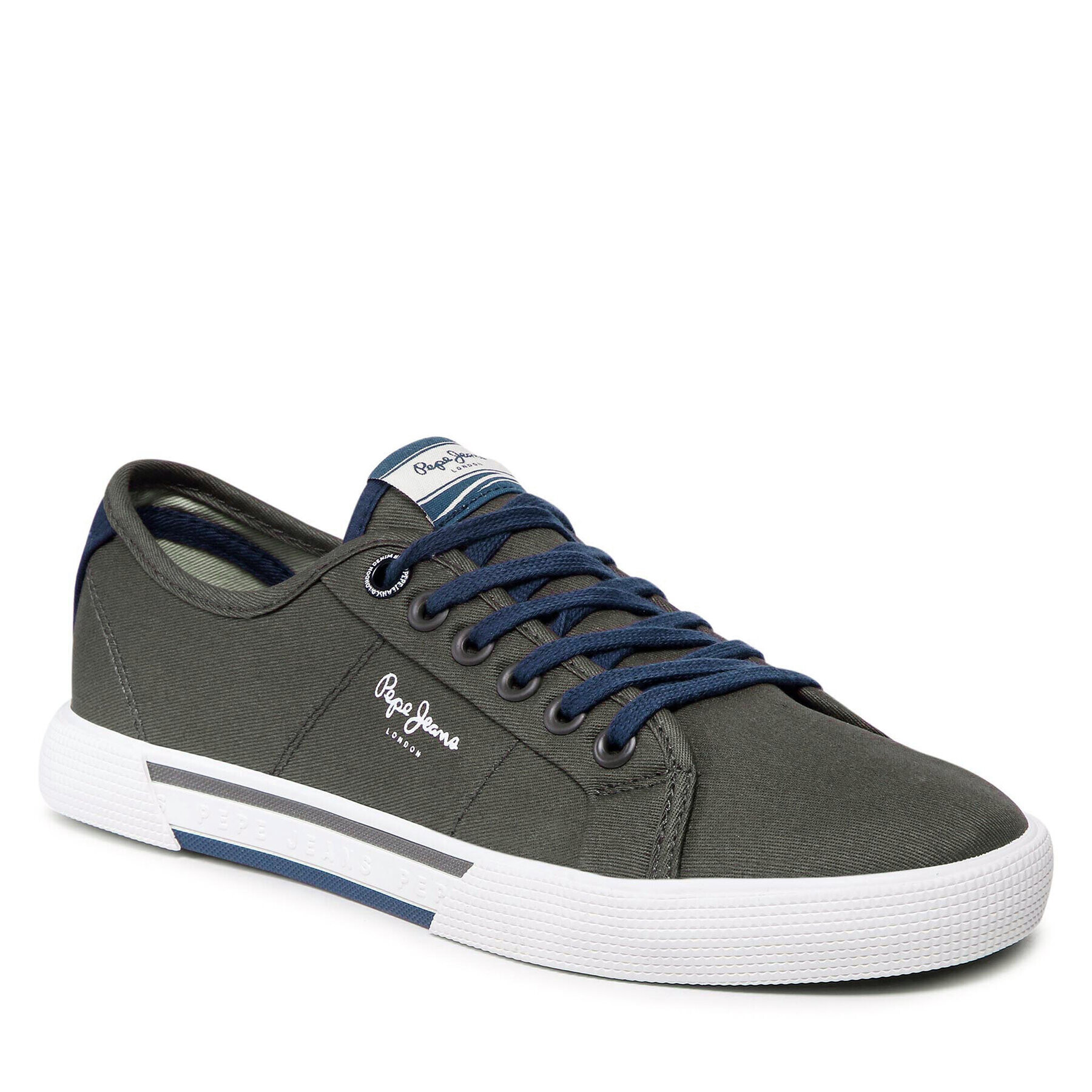 Pepe Jeans Tenisky Brady Men Basic PMS30816 Zelená - Pepit.cz