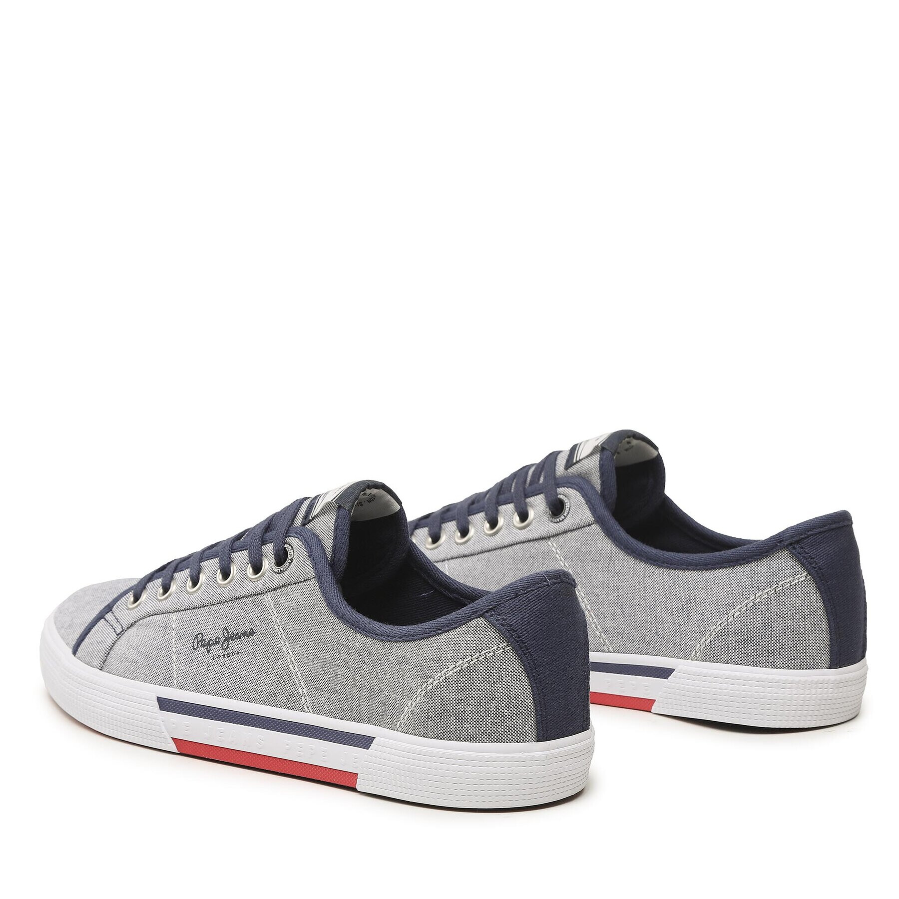 Pepe Jeans Tenisky Brady Men Chambray PMS30817 Tmavomodrá - Pepit.cz