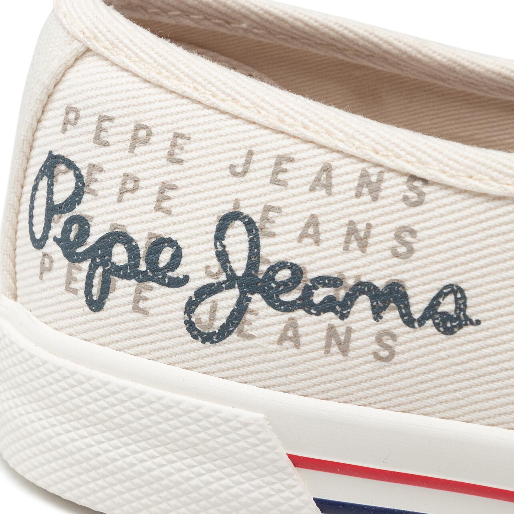 Pepe Jeans Tenisky Brady W Logo PLS31288 Béžová - Pepit.cz