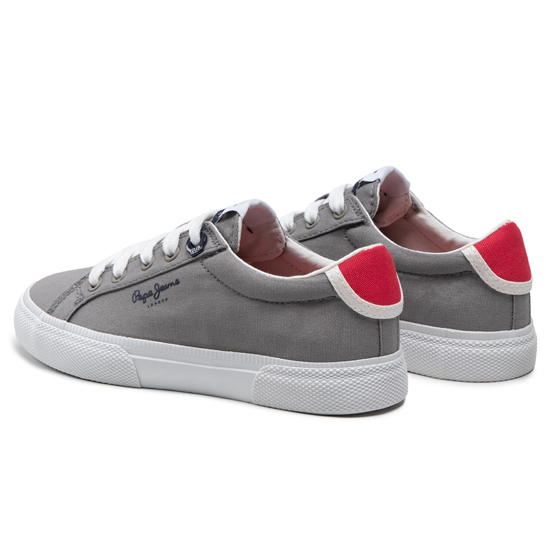 Pepe Jeans Tenisky Kenton Basic Boy SS2 PBS30474 Šedá - Pepit.cz