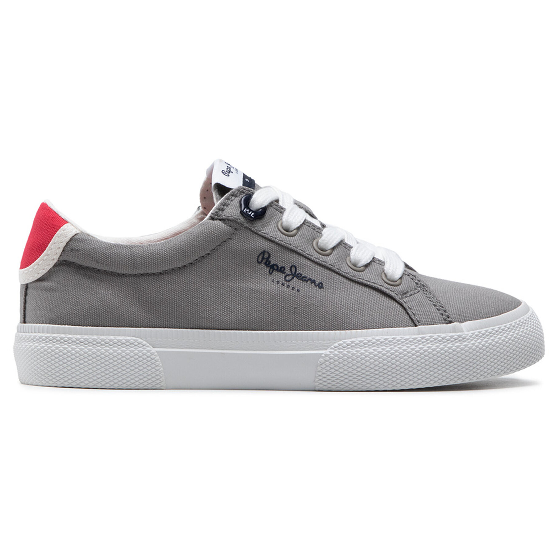 Pepe Jeans Tenisky Kenton Basic Boy SS2 PBS30474 Šedá - Pepit.cz