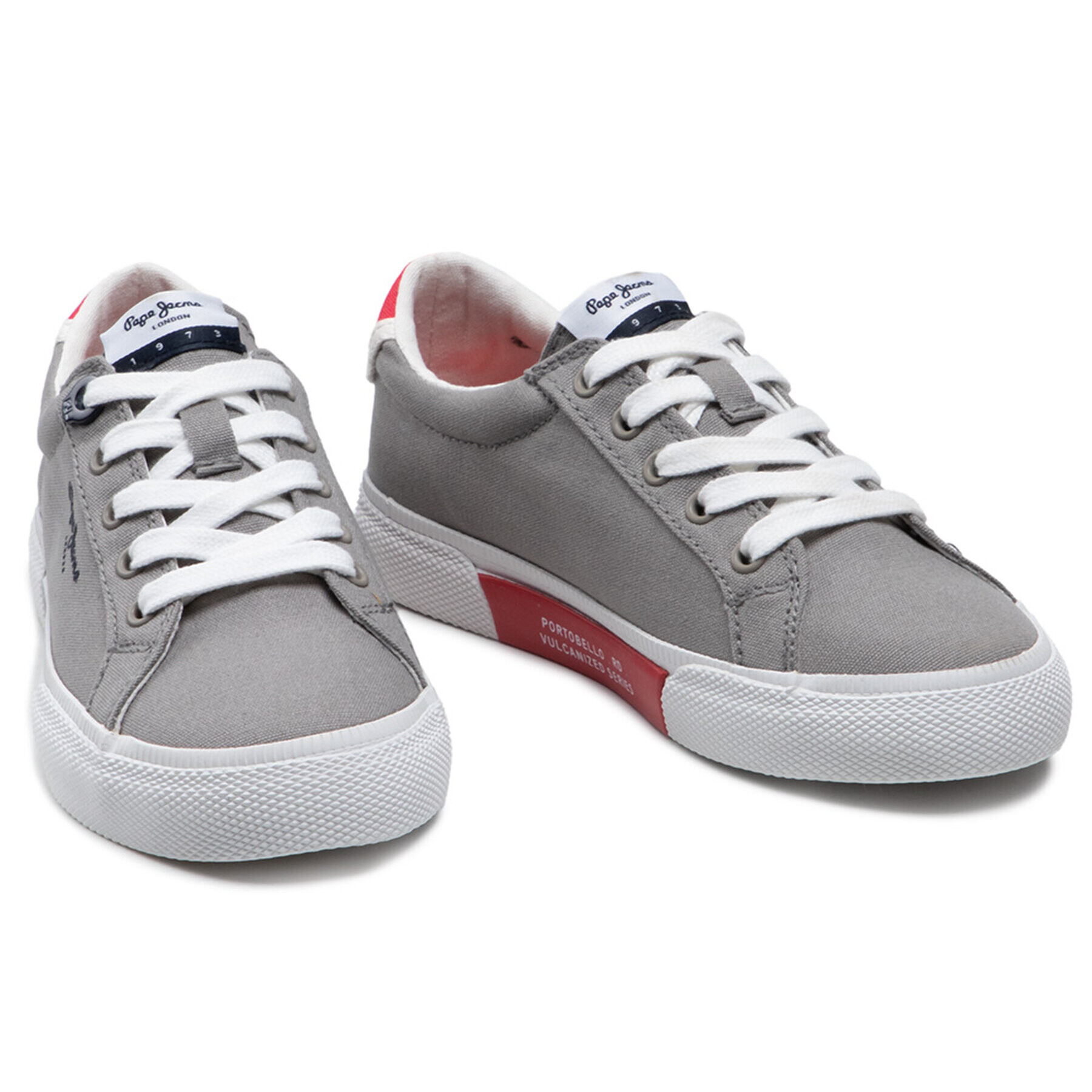 Pepe Jeans Tenisky Kenton Basic Boy SS2 PBS30474 Šedá - Pepit.cz