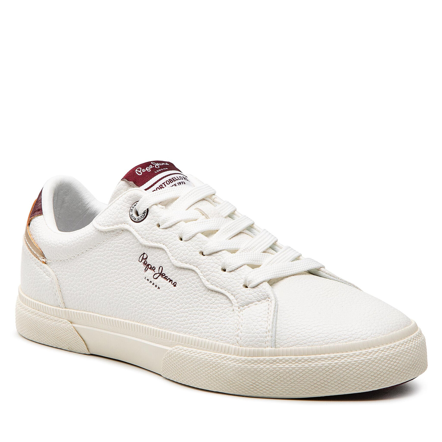 Pepe Jeans Tenisky Kenton Basic PLS31409 Bílá - Pepit.cz