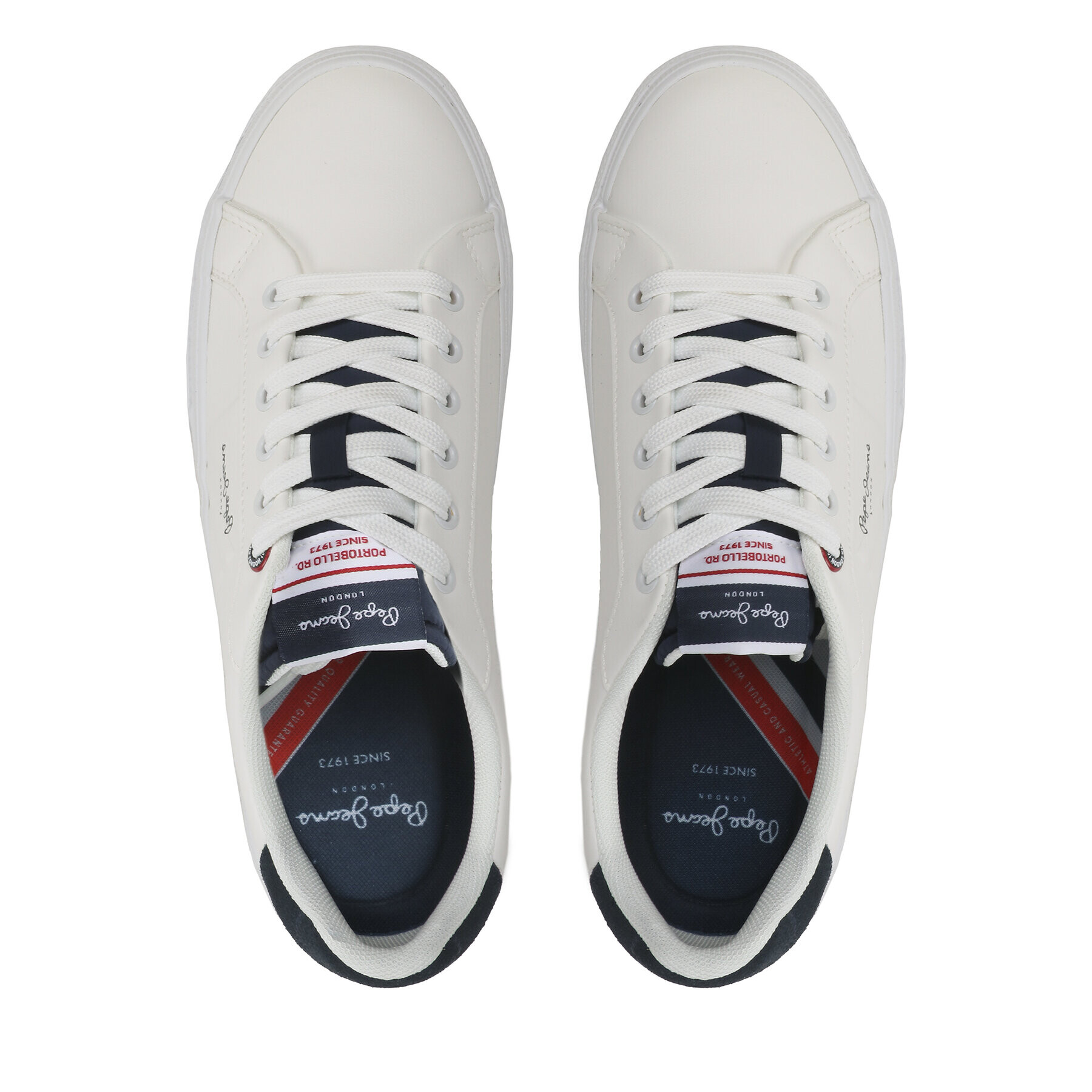 Pepe Jeans Tenisky Kenton Flag M PMS30906 Bílá - Pepit.cz