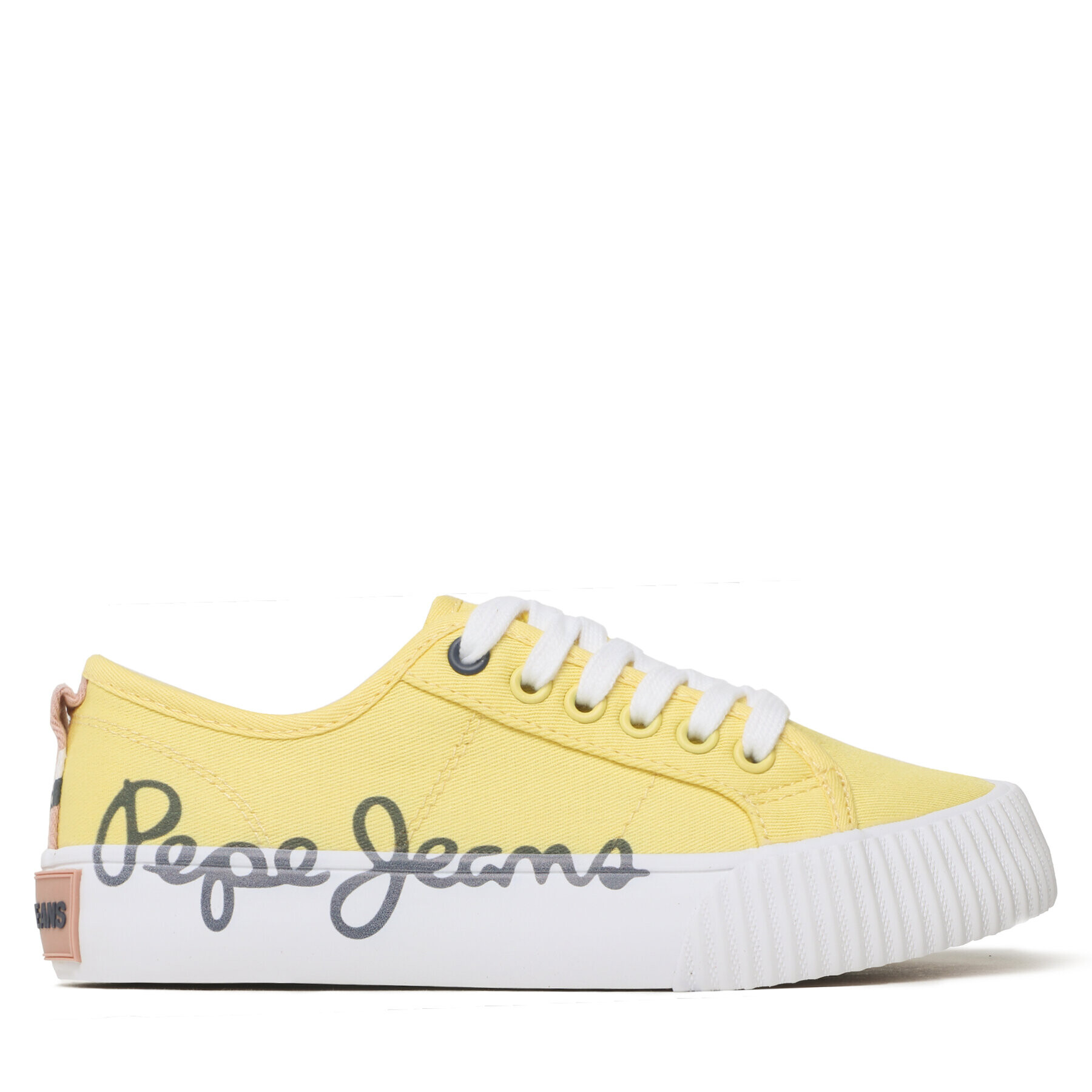 Pepe Jeans Tenisky Ottis Log G PGS30577 Žlutá - Pepit.cz