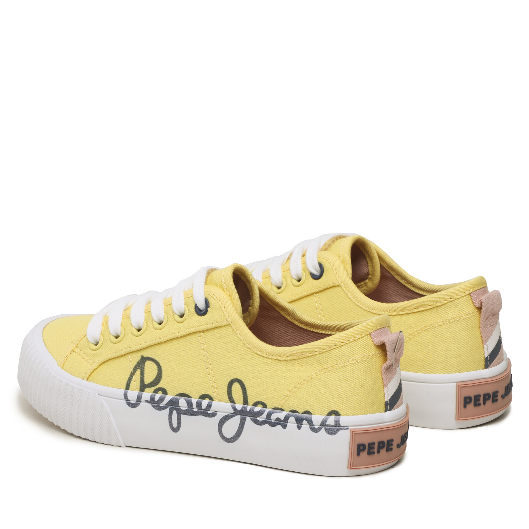 Pepe Jeans Tenisky Ottis Log G PGS30577 Žlutá - Pepit.cz