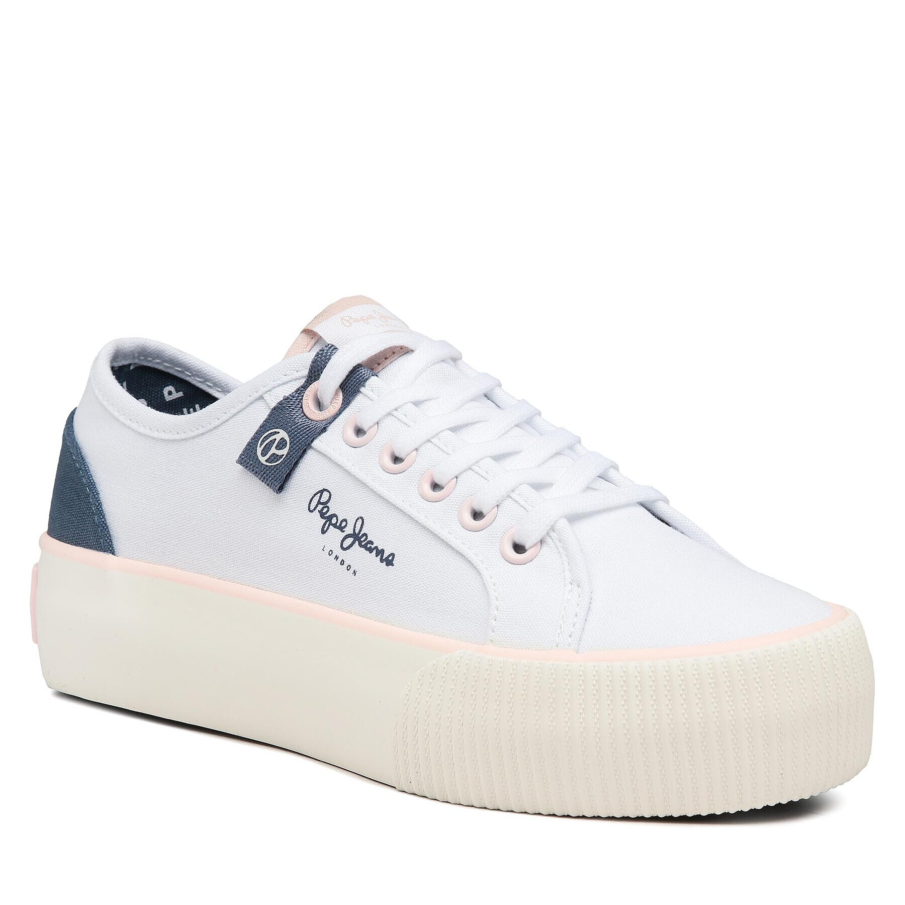 Pepe Jeans Tenisky Ottis W Sun PLS31456 Bílá - Pepit.cz