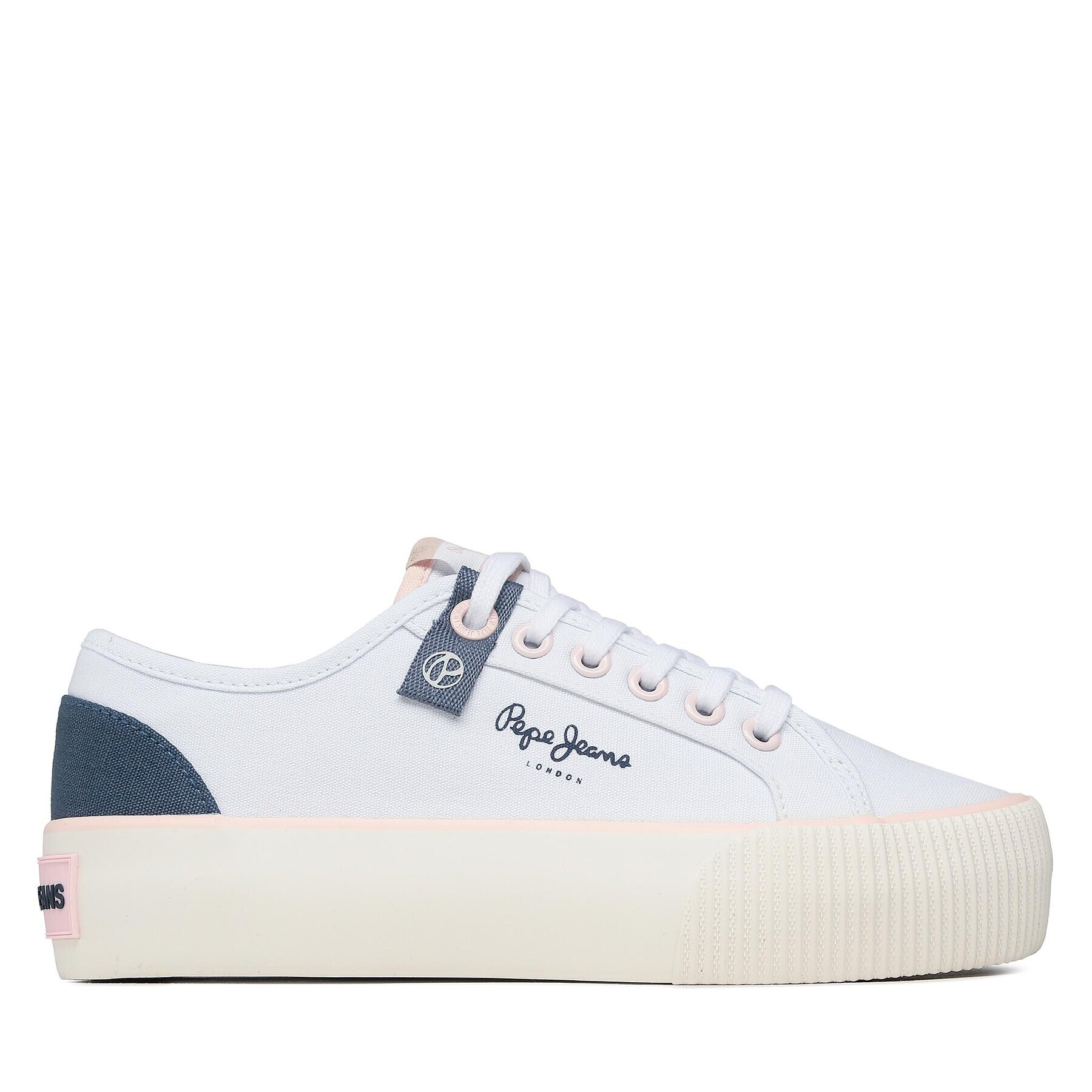 Pepe Jeans Tenisky Ottis W Sun PLS31456 Bílá - Pepit.cz