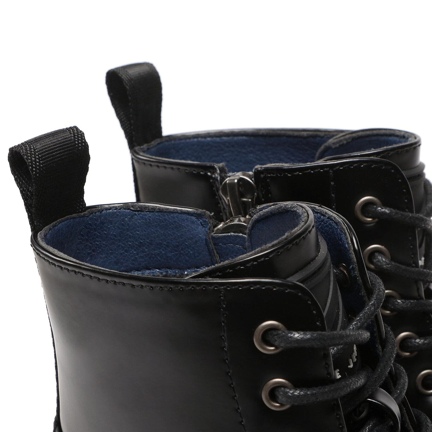 Pepe Jeans Turistická obuv Leia Boot Laces PBS50098 Černá - Pepit.cz