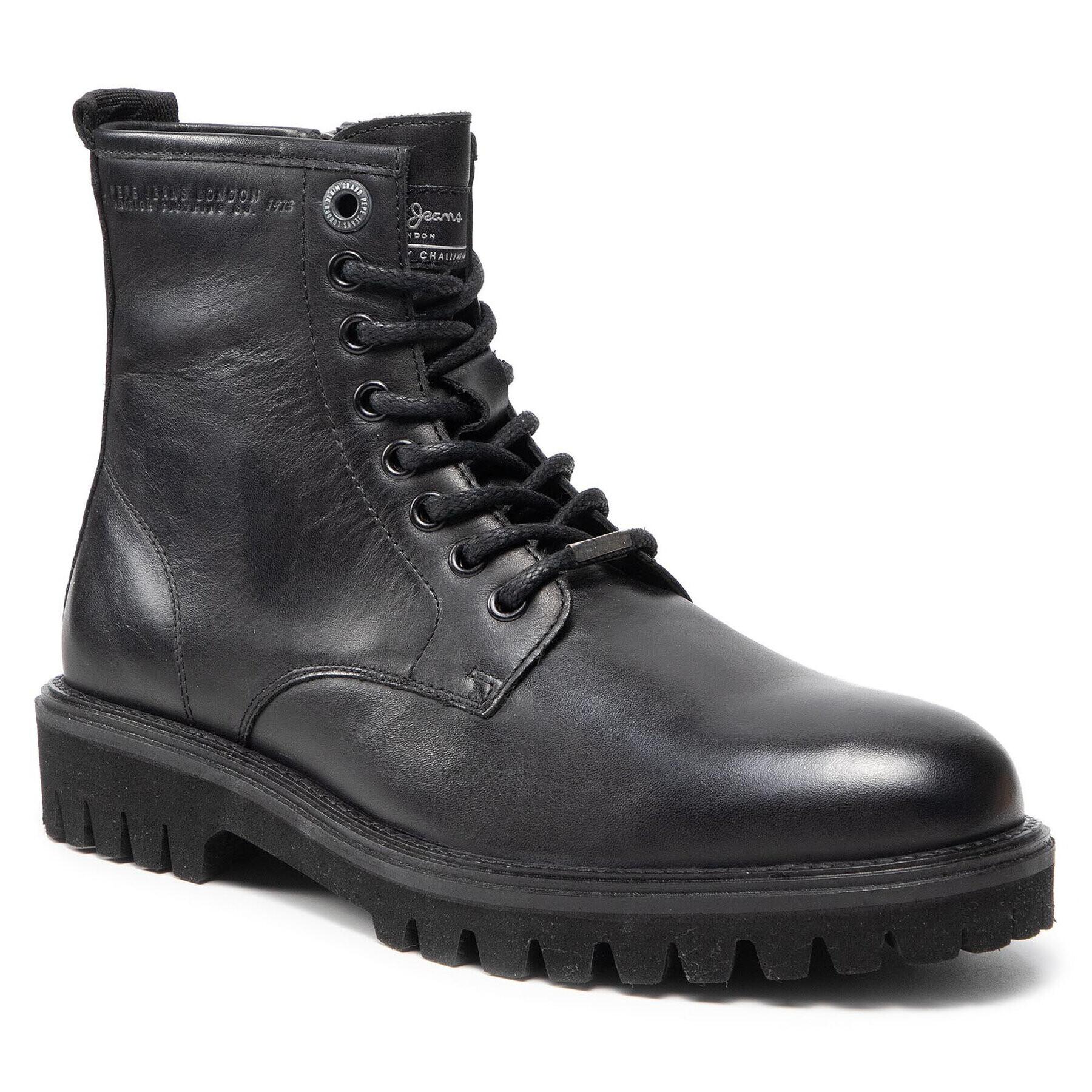 Pepe Jeans Turistická obuv Trucker Boot PMS50213 Černá - Pepit.cz