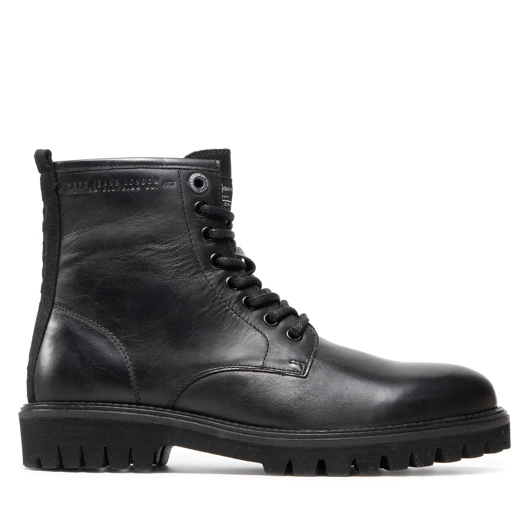 Pepe Jeans Turistická obuv Trucker Boot PMS50213 Černá - Pepit.cz