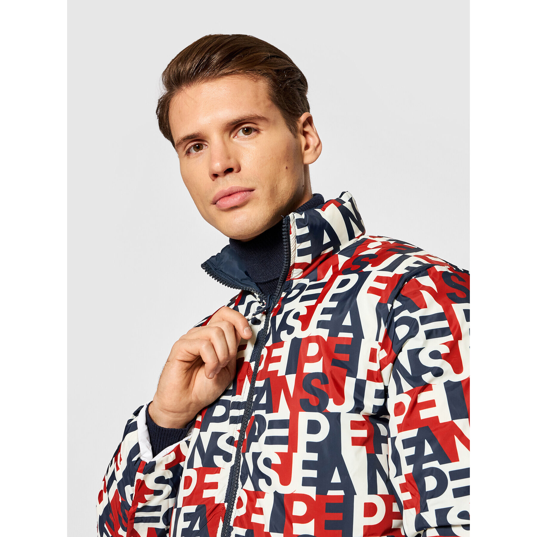 Pepe Jeans Vatovaná bunda Mark PM402454 Barevná Regular Fit - Pepit.cz