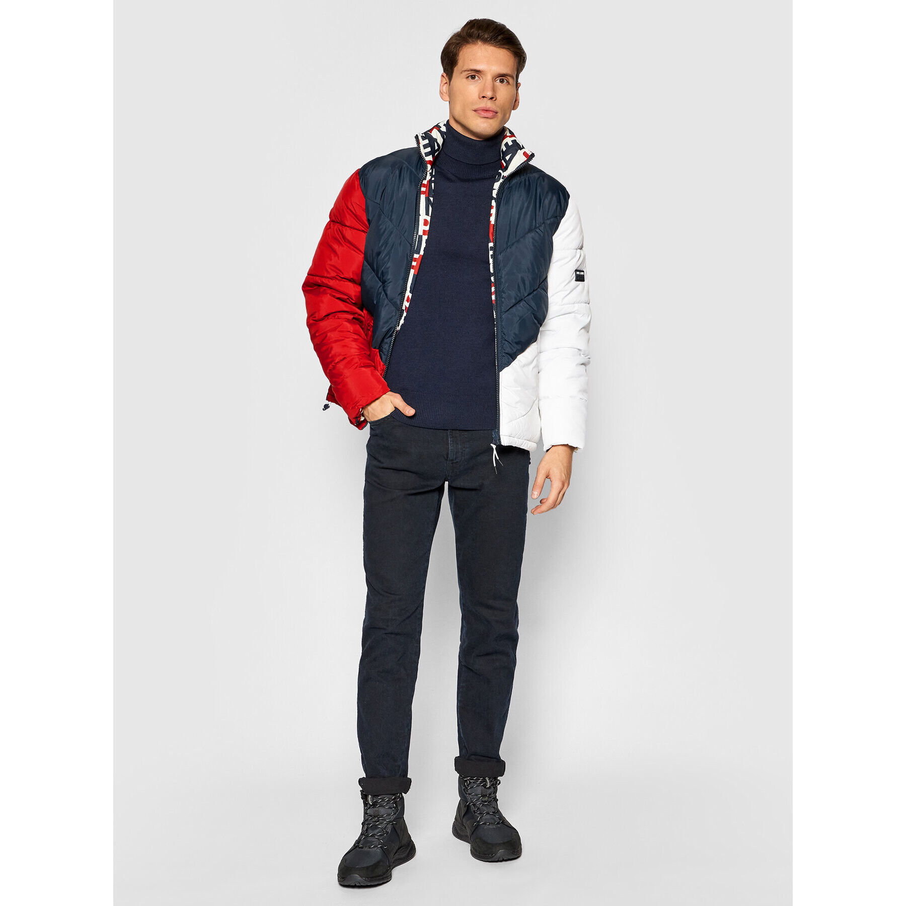 Pepe Jeans Vatovaná bunda Mark PM402454 Barevná Regular Fit - Pepit.cz