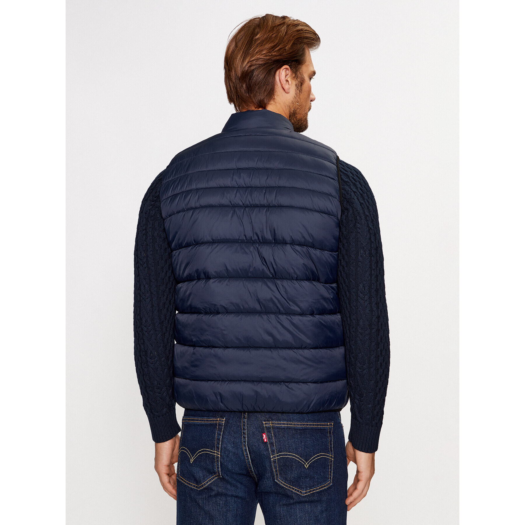 Pepe Jeans Vesta Balle Gillet PM402862 Tmavomodrá Regular Fit - Pepit.cz