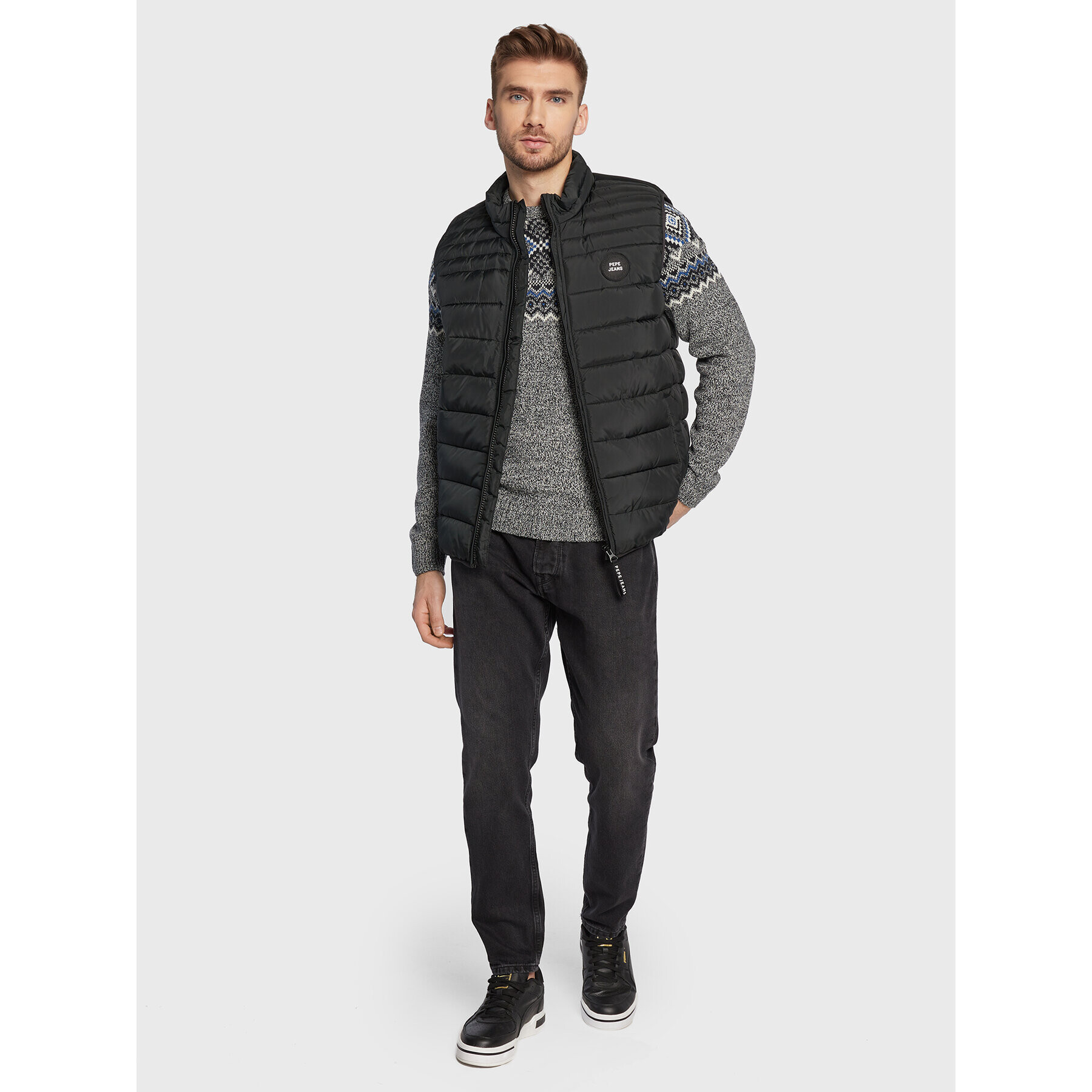 Pepe Jeans Vesta Jack PM402590 Černá Regular Fit - Pepit.cz