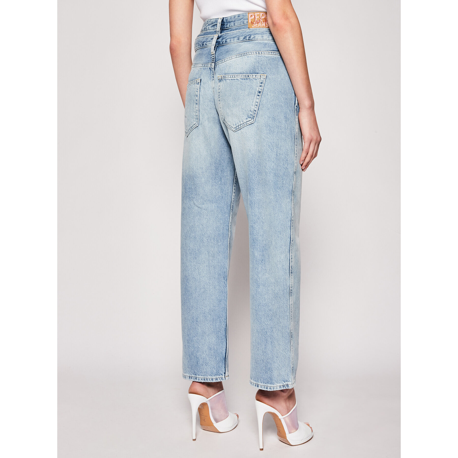 Pepe Jeans Wide leg džíny DUA LIPA Blaze PL2037330 Modrá Wide Leg - Pepit.cz