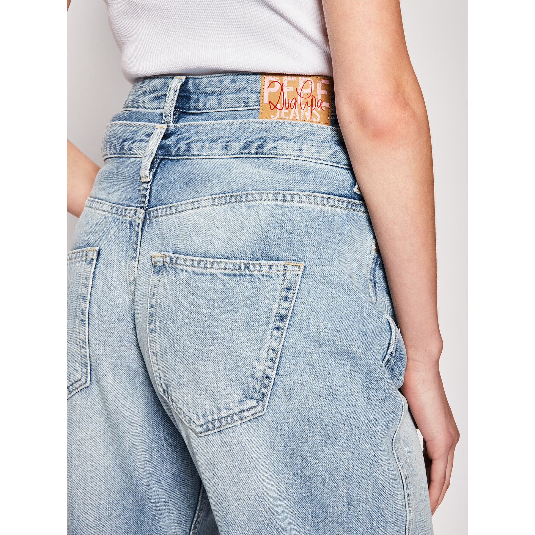 Pepe Jeans Wide leg džíny DUA LIPA Blaze PL2037330 Modrá Wide Leg - Pepit.cz