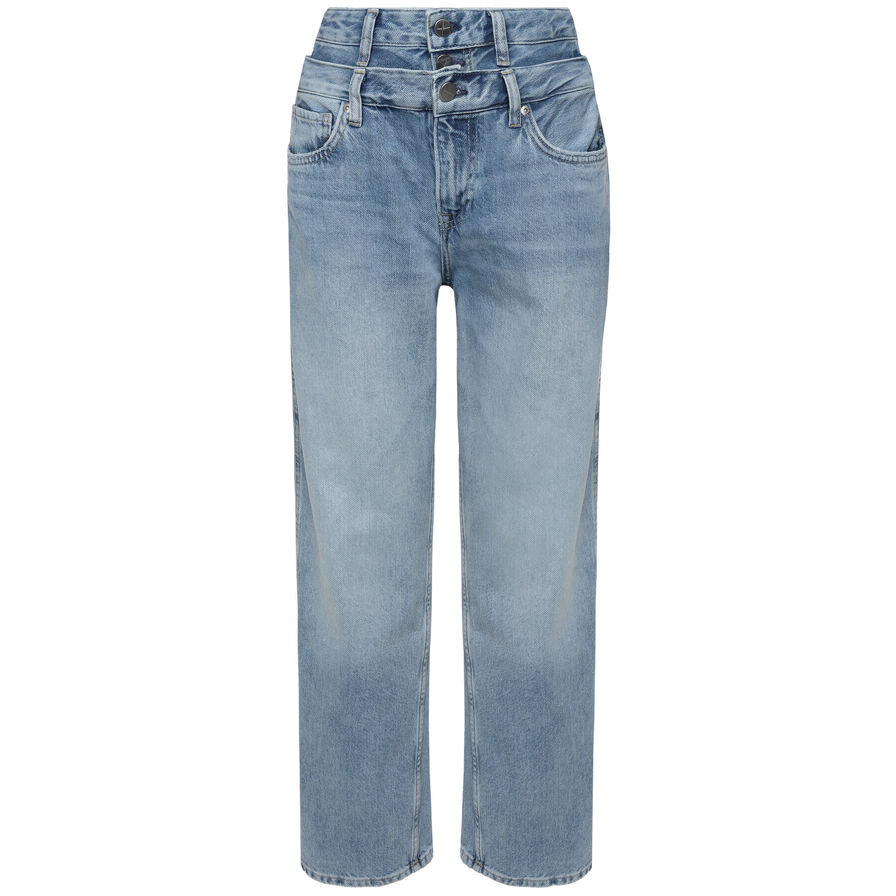 Pepe Jeans Wide leg džíny DUA LIPA Blaze PL2037330 Modrá Wide Leg - Pepit.cz