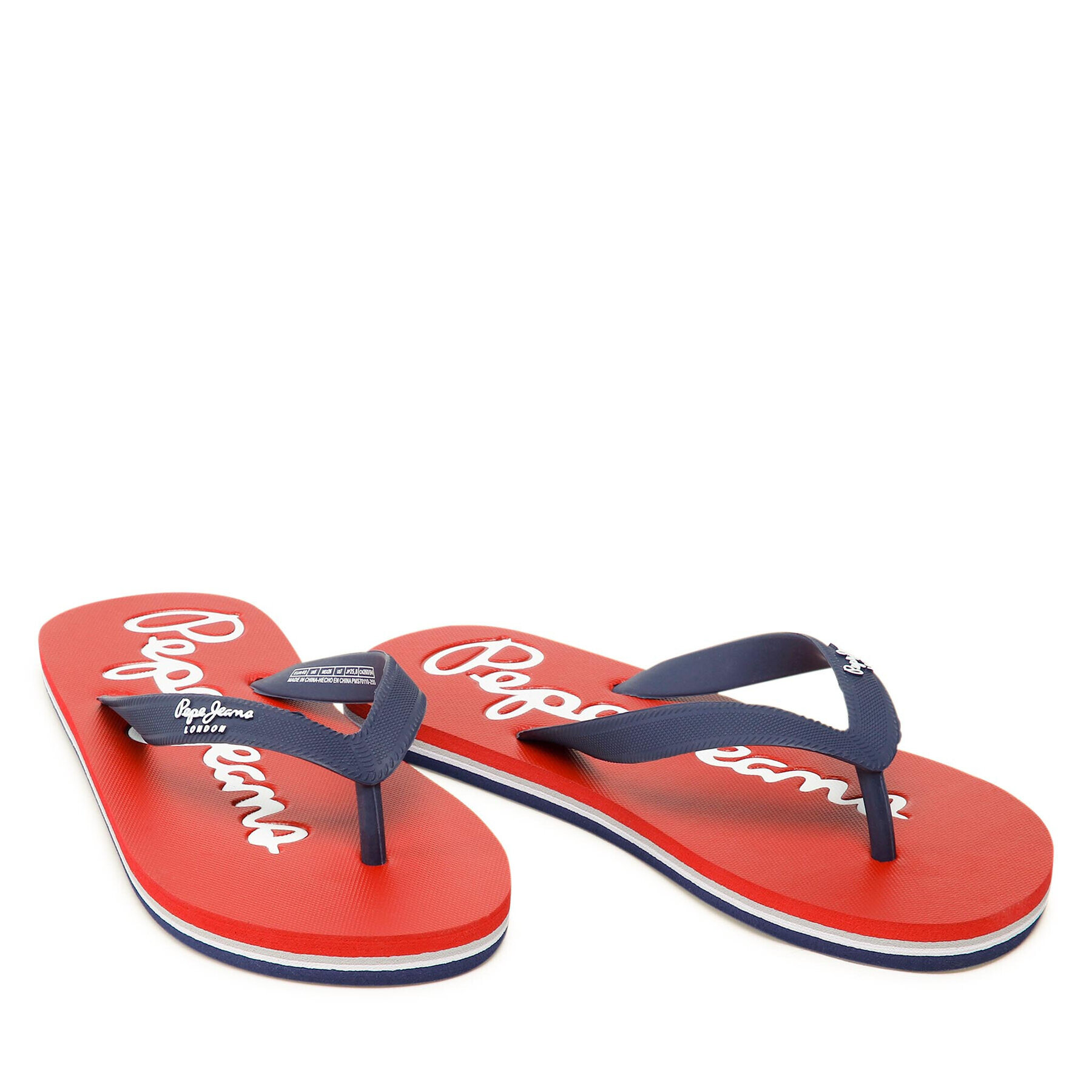 Pepe Jeans Žabky Bat Beach Brand M PMS70110 Tmavomodrá - Pepit.cz