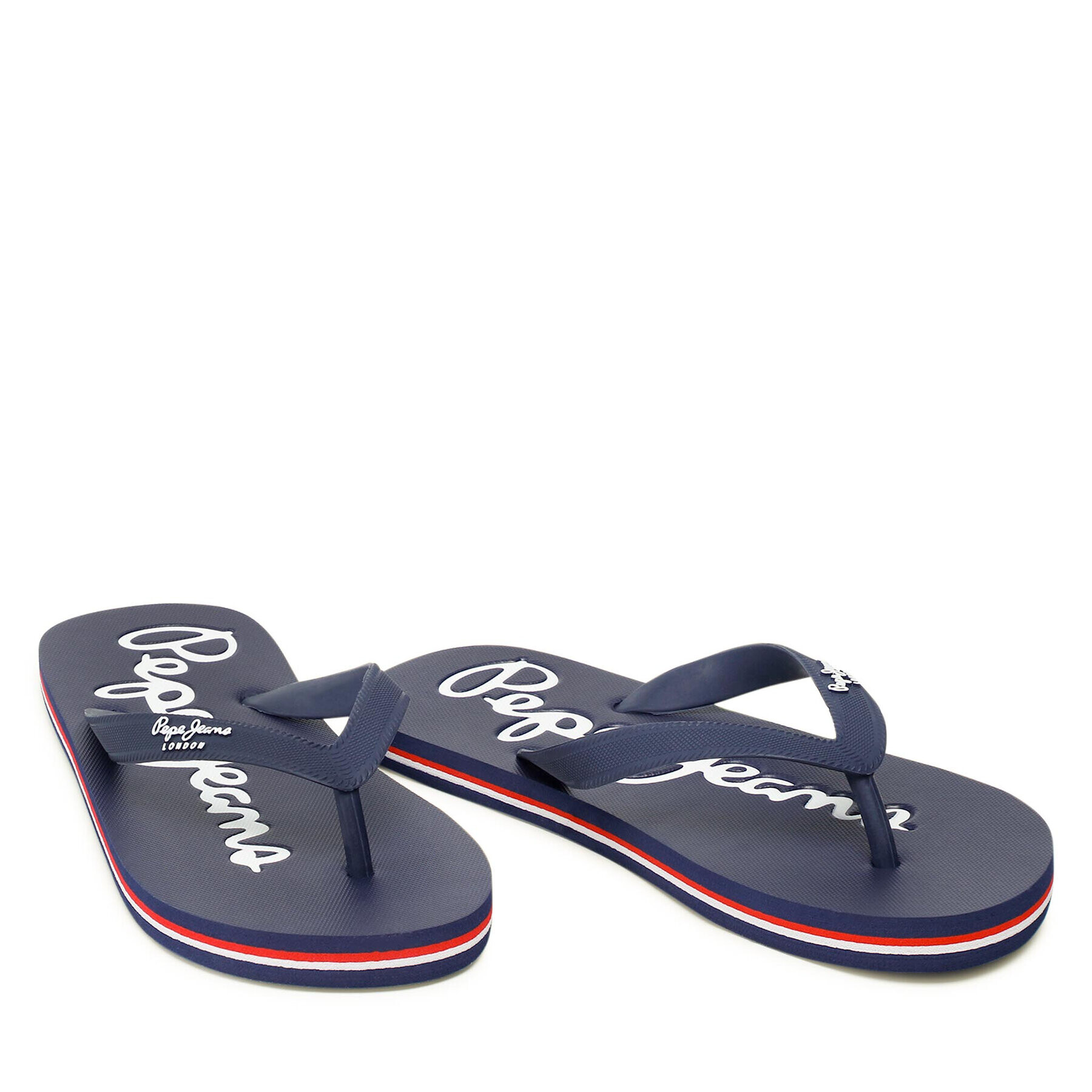 Pepe Jeans Žabky Bat Beach Brand M PMS70110 Tmavomodrá - Pepit.cz