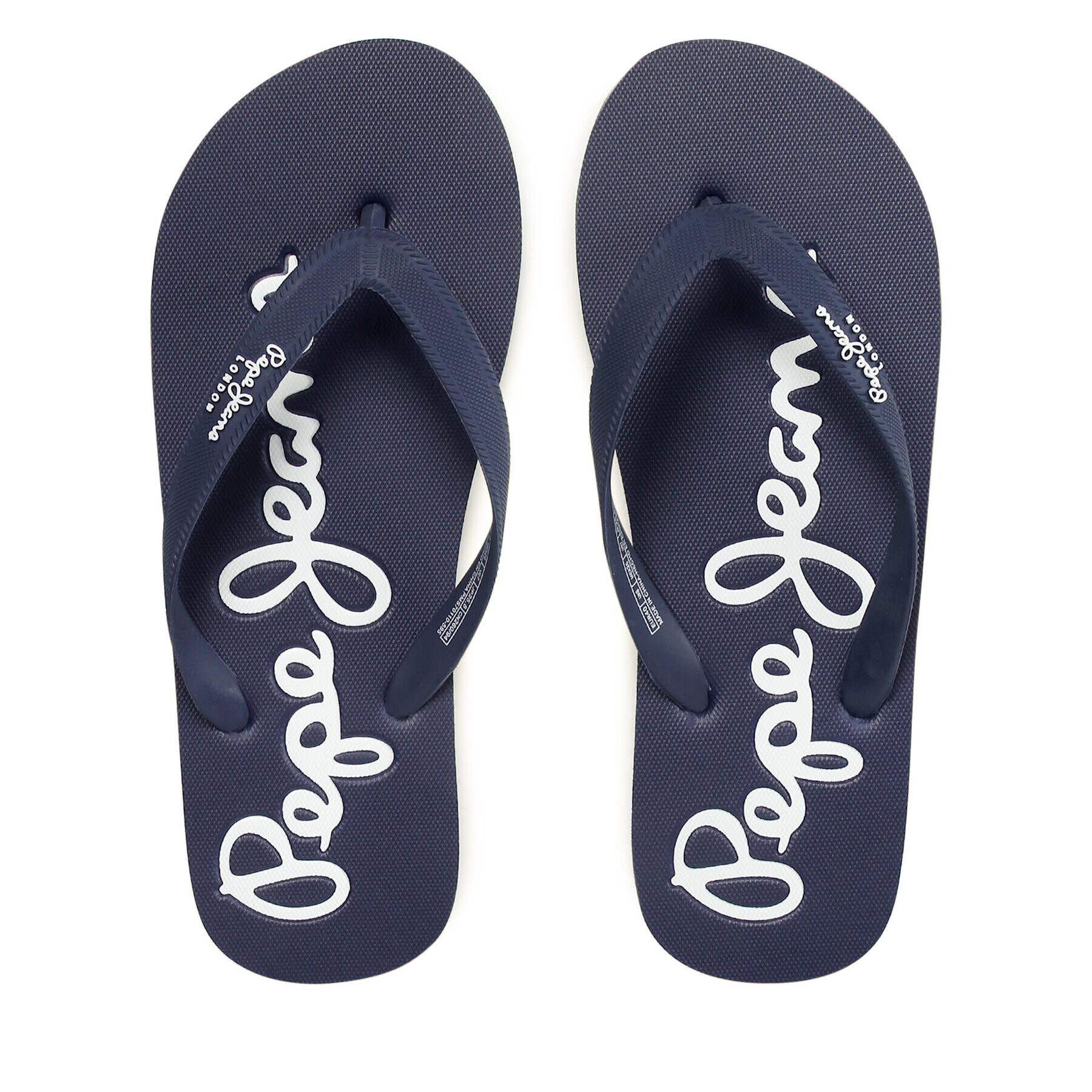 Pepe Jeans Žabky Bat Beach Brand M PMS70110 Tmavomodrá - Pepit.cz