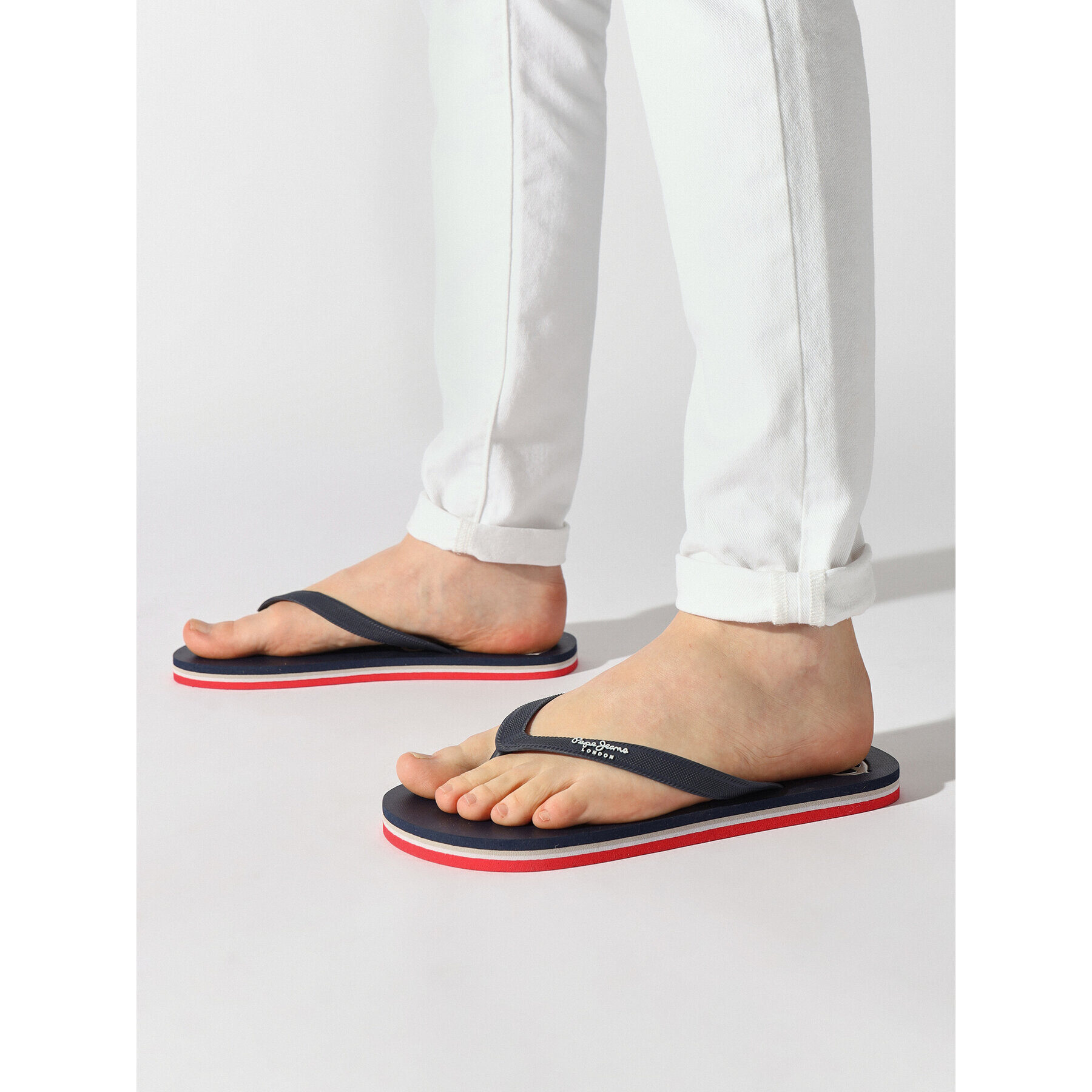 Pepe Jeans Žabky Bay Beach Basic M PMS70128 Tmavomodrá - Pepit.cz