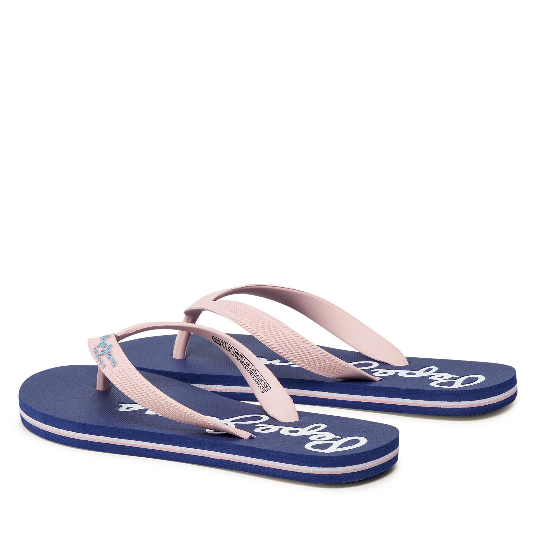 Pepe Jeans Žabky Bay Beach Brand W PLS70124 Růžová - Pepit.cz