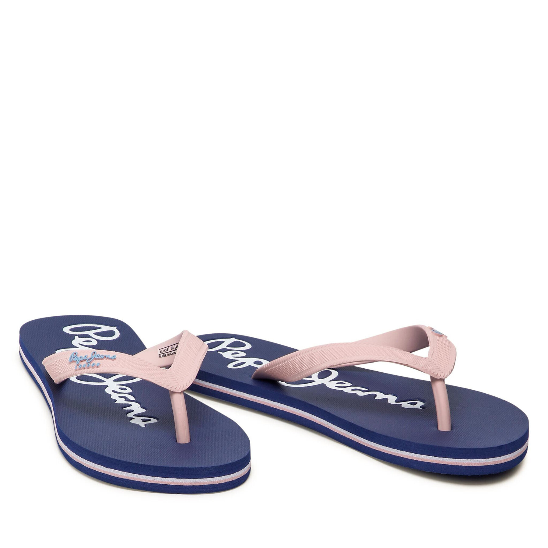 Pepe Jeans Žabky Bay Beach Brand W PLS70124 Růžová - Pepit.cz