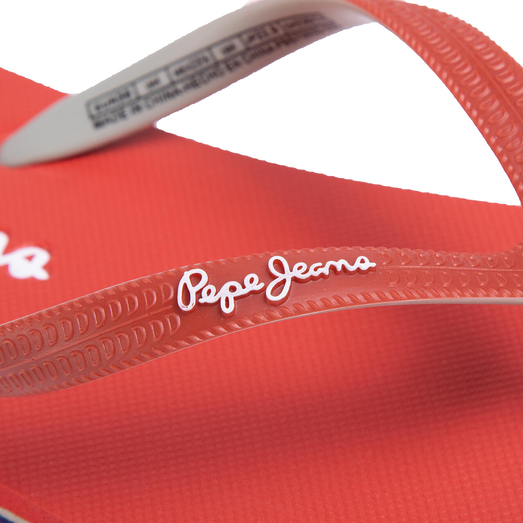 Pepe Jeans Žabky Beach Basic PBS70032 Červená - Pepit.cz