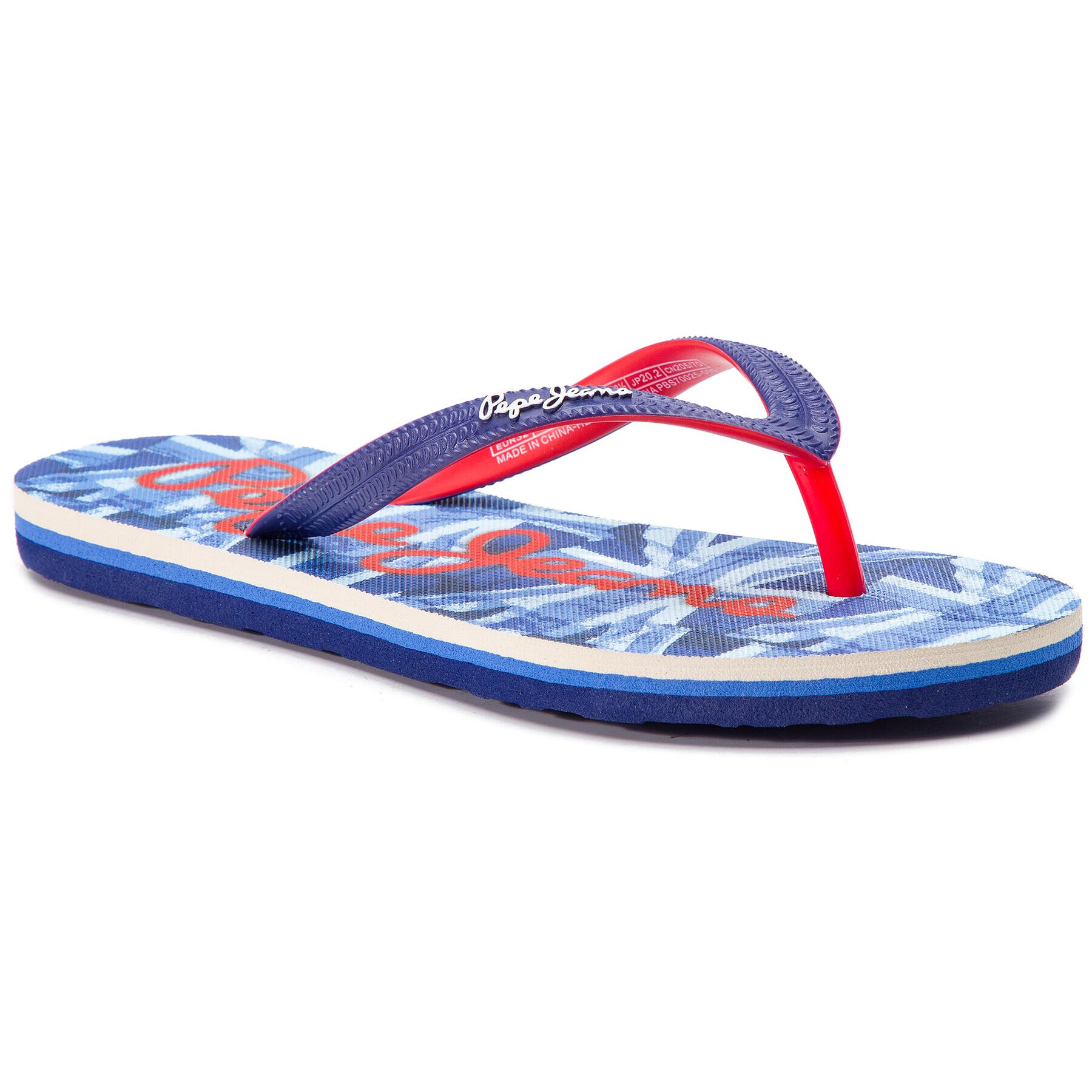 Pepe Jeans Žabky Beach Uk Boy PBS70025 Tmavomodrá - Pepit.cz