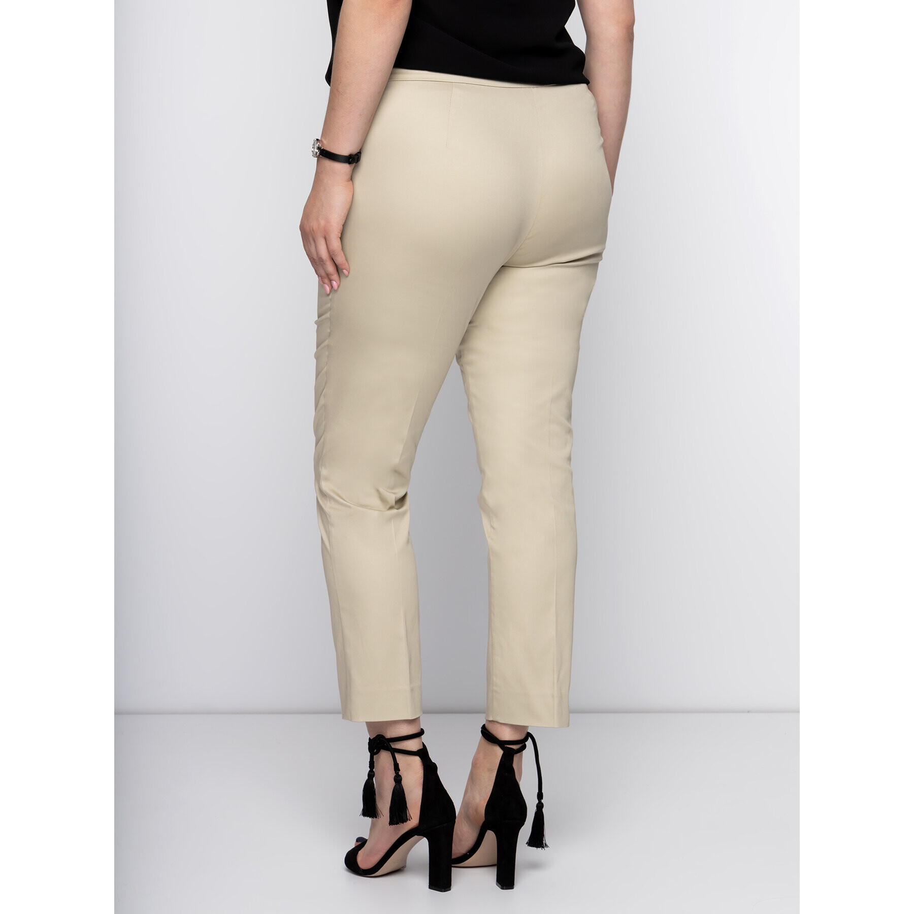 Persona by Marina Rinaldi Chino kalhoty 1132079 Béžová Regular Fit - Pepit.cz