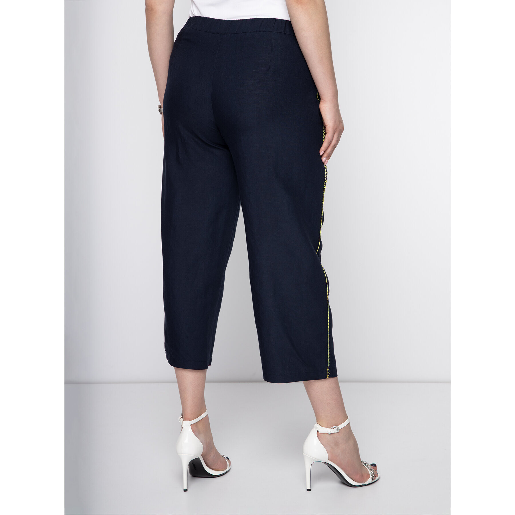 Persona by Marina Rinaldi Kalhoty culottes 1132029 Tmavomodrá Regular Fit - Pepit.cz