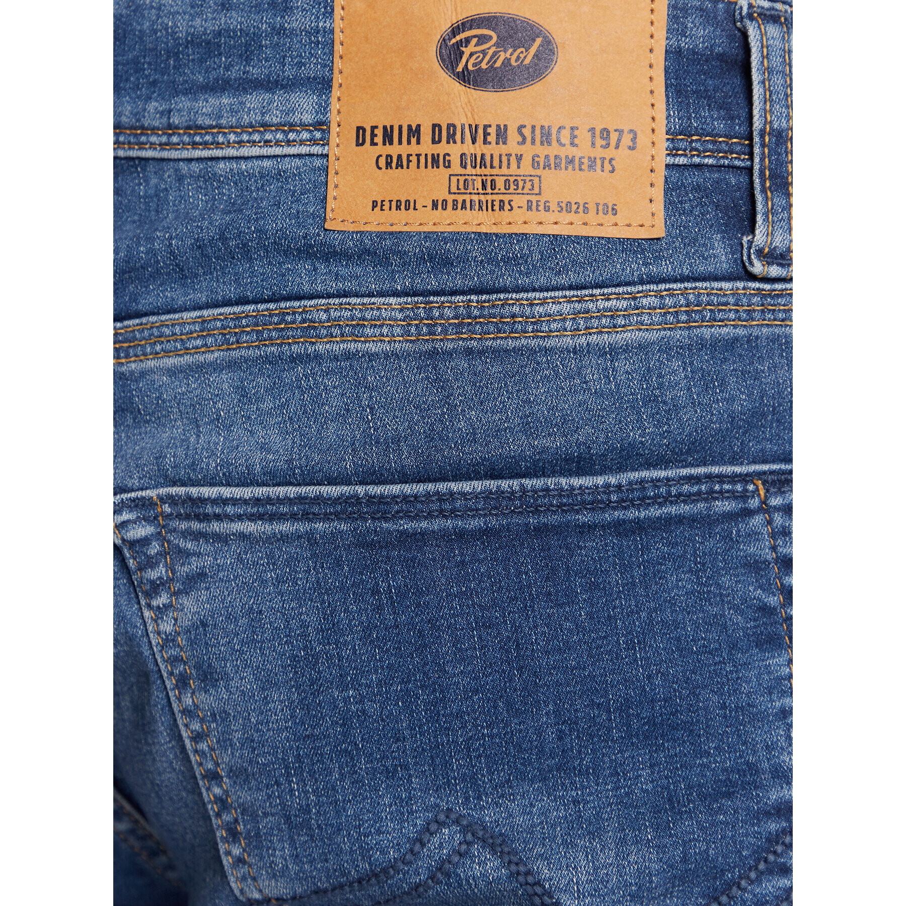 Petrol Industries Jeansy Russell 0012 Modrá Tapered Fit - Pepit.cz