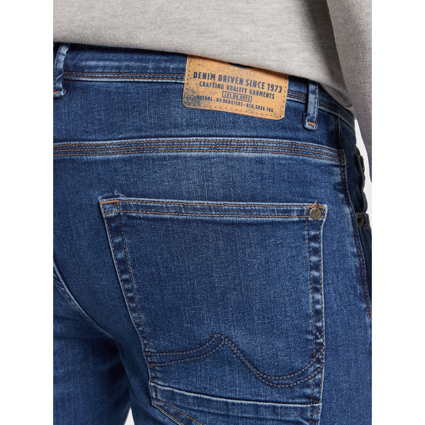 Petrol Industries Jeansy Seaham Classic 0006 Modrá Slim Fit - Pepit.cz