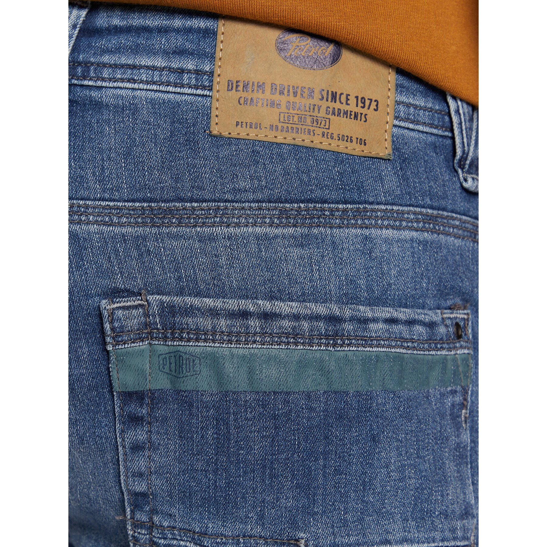 Petrol Industries Jeansy Seaham Tracker 0002 Modrá Slim Fit - Pepit.cz