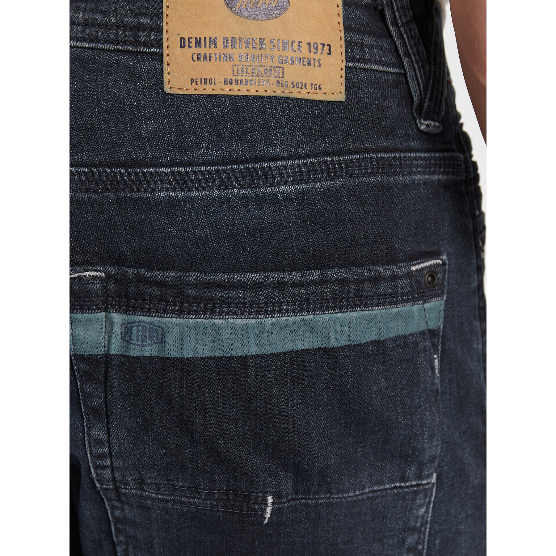 Petrol Industries Jeansy Seaham Tracker 0011 Tmavomodrá Slim Fit - Pepit.cz