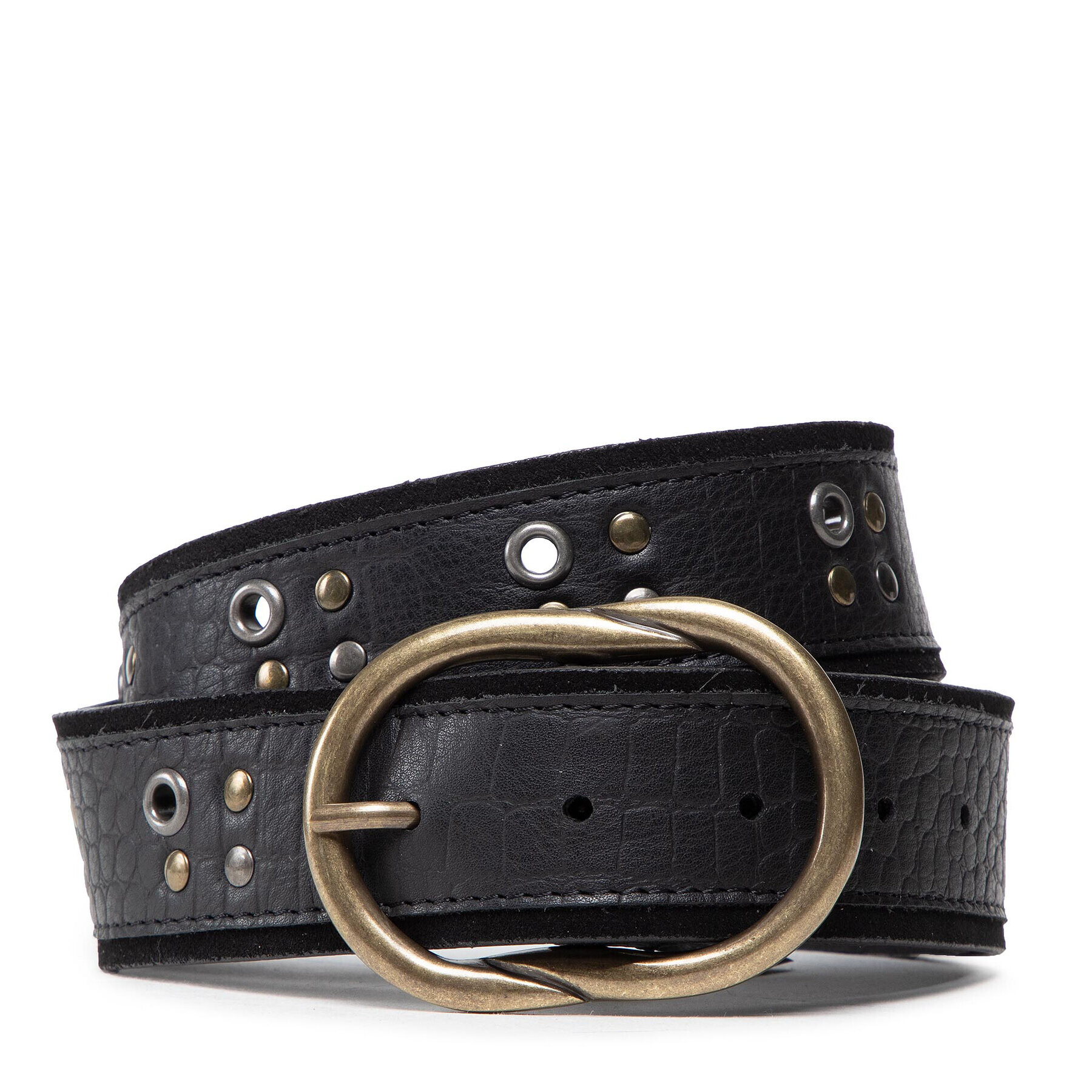 Pieces Dámský pásek Pcnina Leather Jeans Belt Fc 17127691 Černá - Pepit.cz