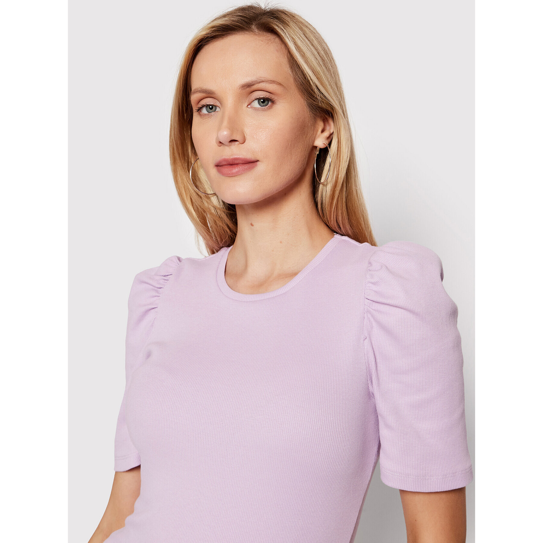 Pieces Halenka Anna 17110522 Fialová Slim Fit - Pepit.cz