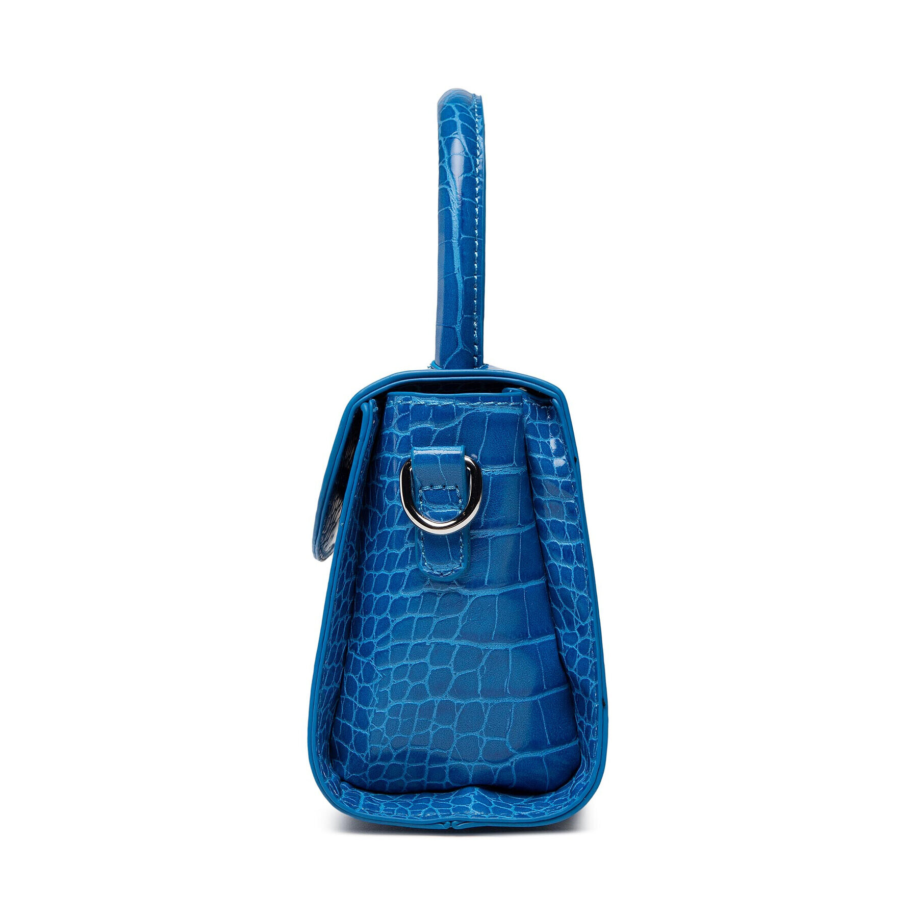 Pieces Kabelka Pcanitta Croco Cross Body 17131101 Modrá - Pepit.cz