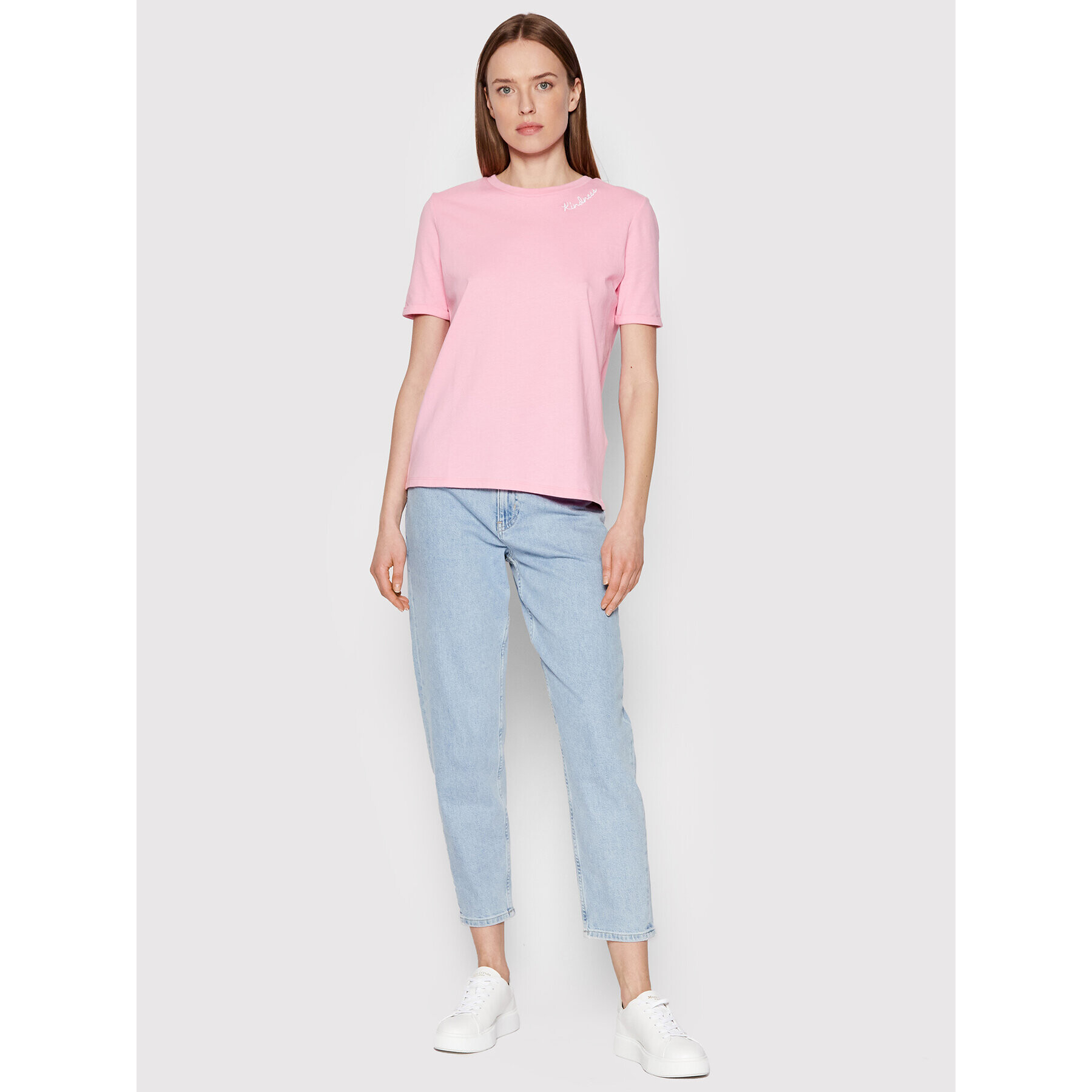 Pieces T-Shirt Velune 17124346 Růžová Relaxed Fit - Pepit.cz