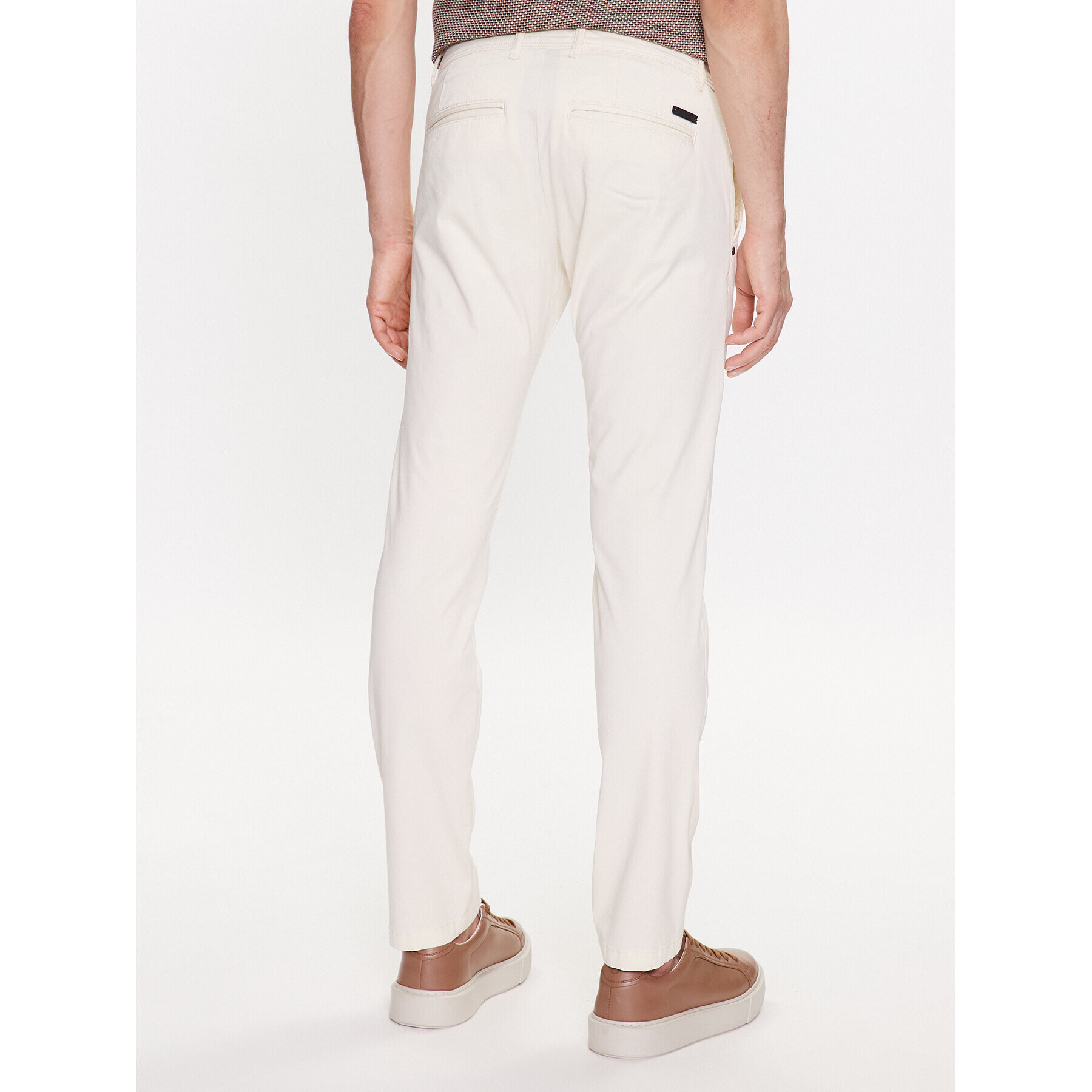 Pierre Cardin Chino kalhoty 30050/000/4017 Écru Slim Fit - Pepit.cz