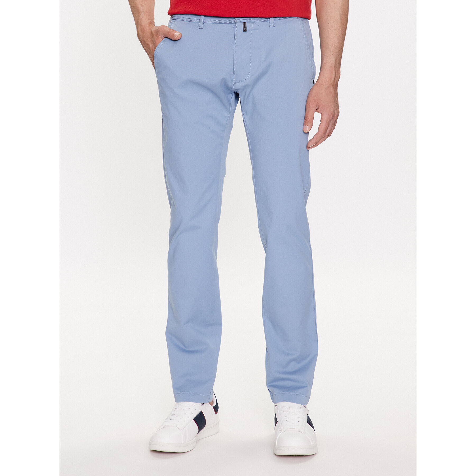 Pierre Cardin Chino kalhoty 30050/000/4017 Modrá Slim Fit - Pepit.cz