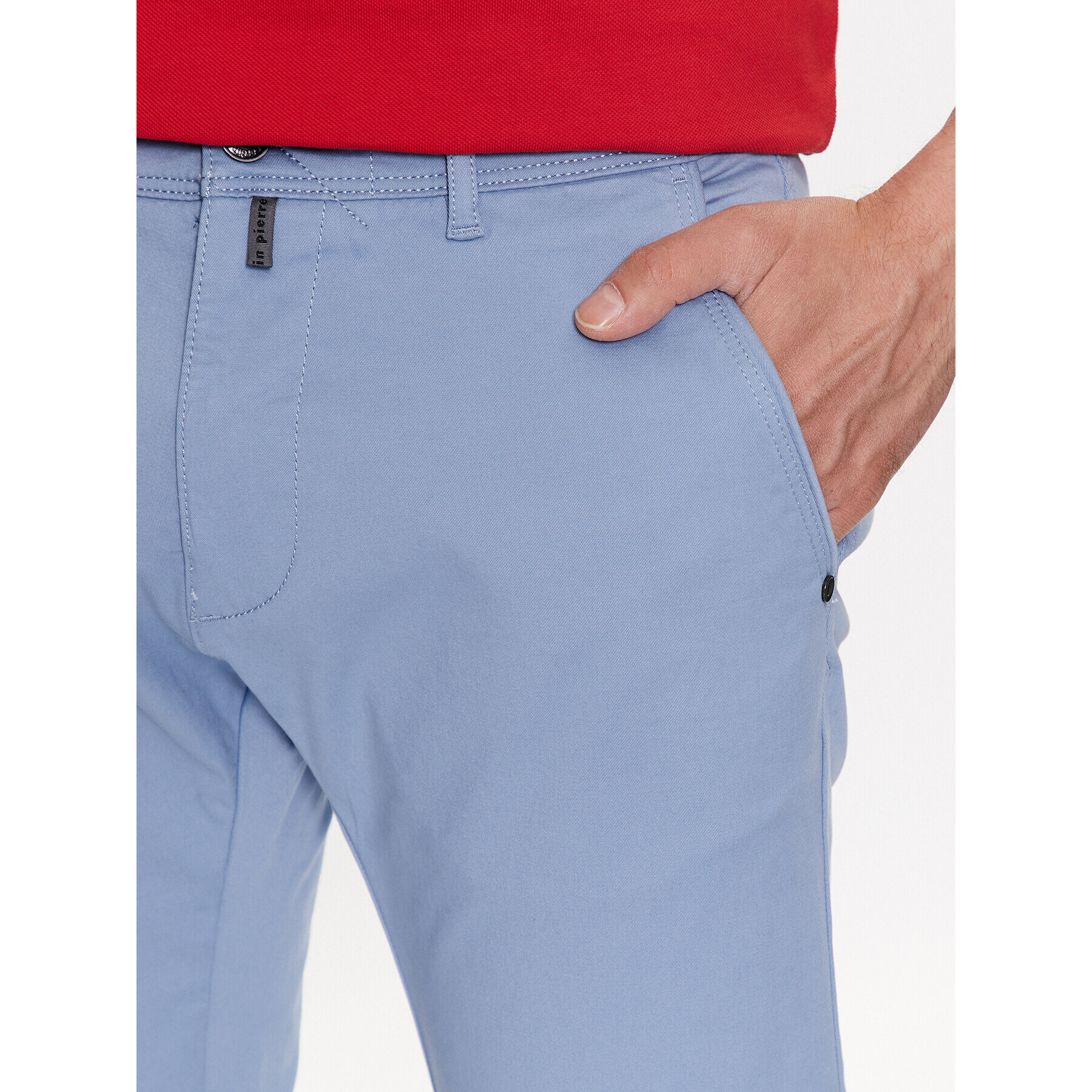 Pierre Cardin Chino kalhoty 30050/000/4017 Modrá Slim Fit - Pepit.cz