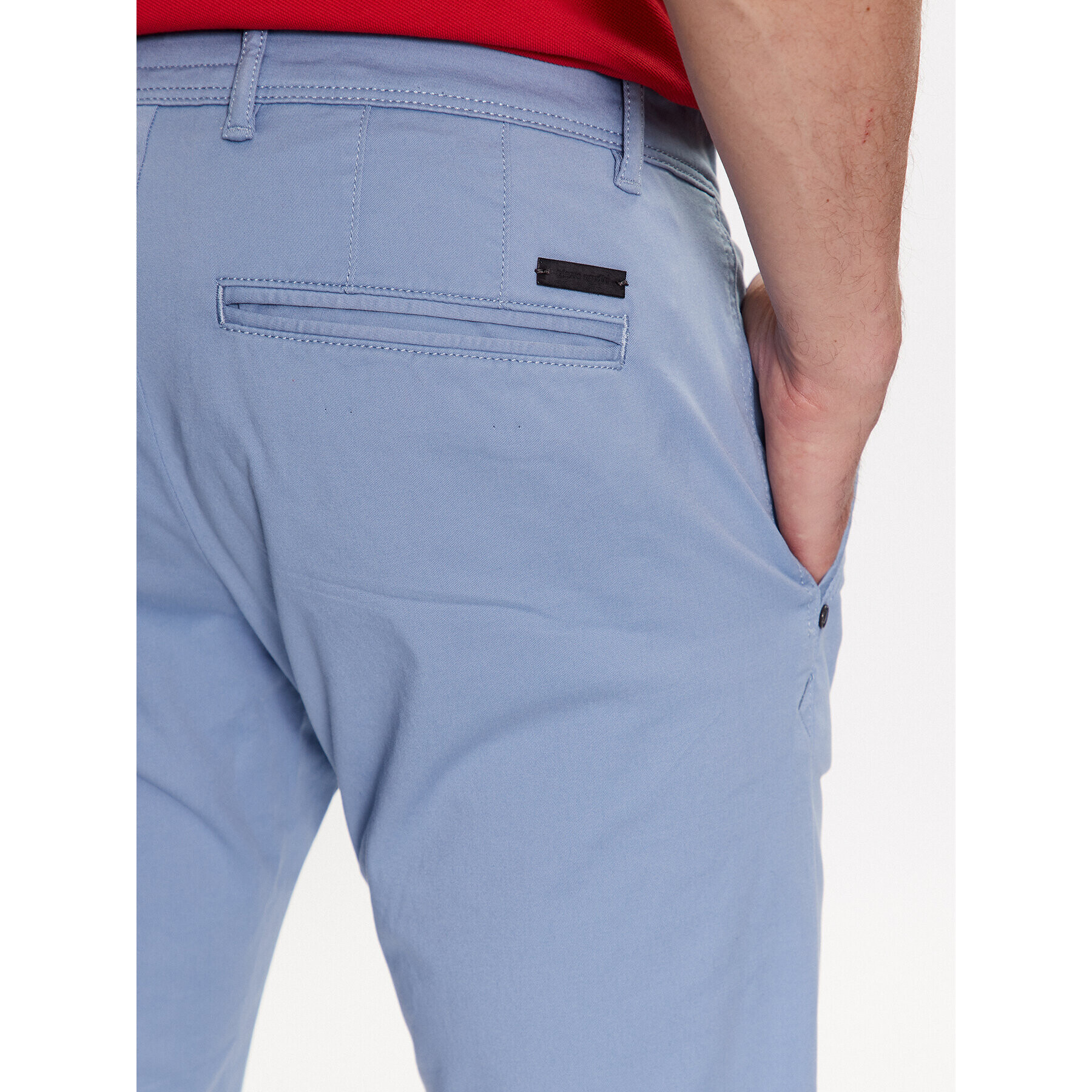 Pierre Cardin Chino kalhoty 30050/000/4017 Modrá Slim Fit - Pepit.cz