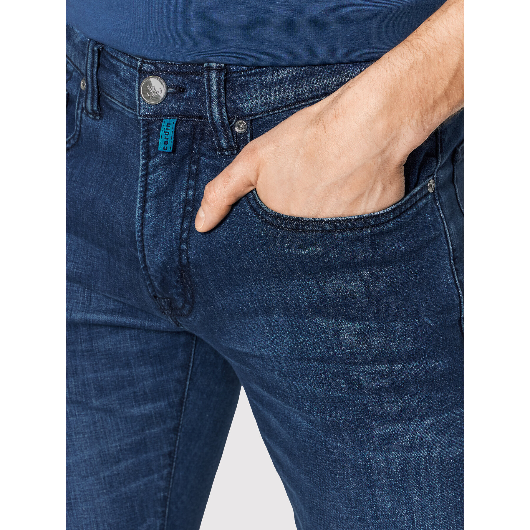 Pierre Cardin Jeansy 30031/000/7900 Modrá Slim Fit - Pepit.cz