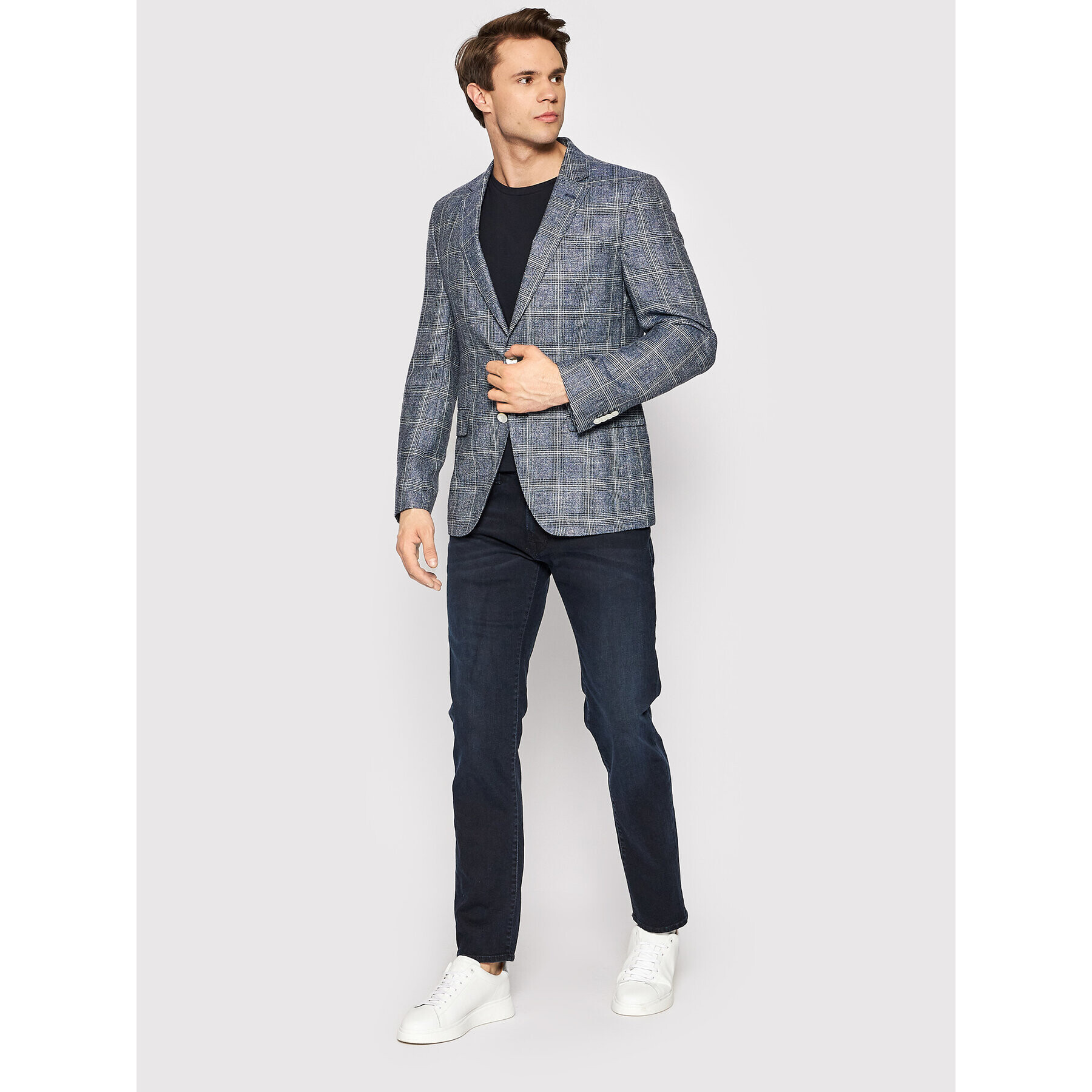 Pierre Cardin Jeansy 30031/000/7901 Tmavomodrá Slim Fit - Pepit.cz