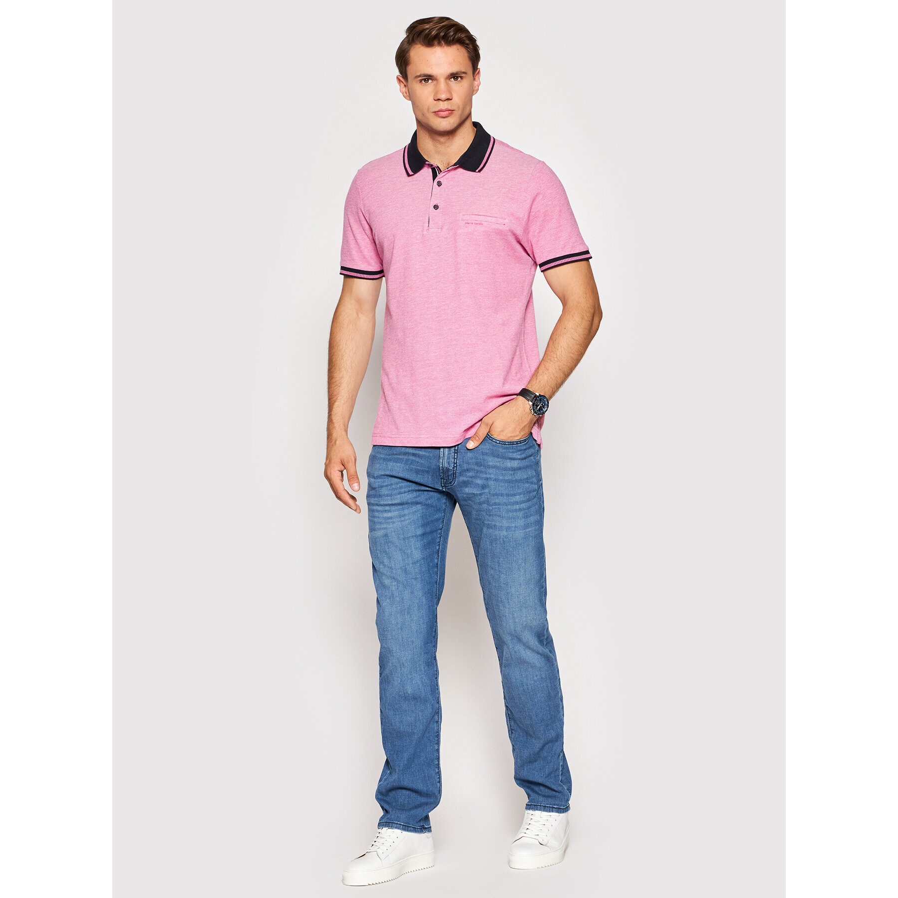 Pierre Cardin Jeansy 30910/000/7335 Modrá Modern Fit - Pepit.cz